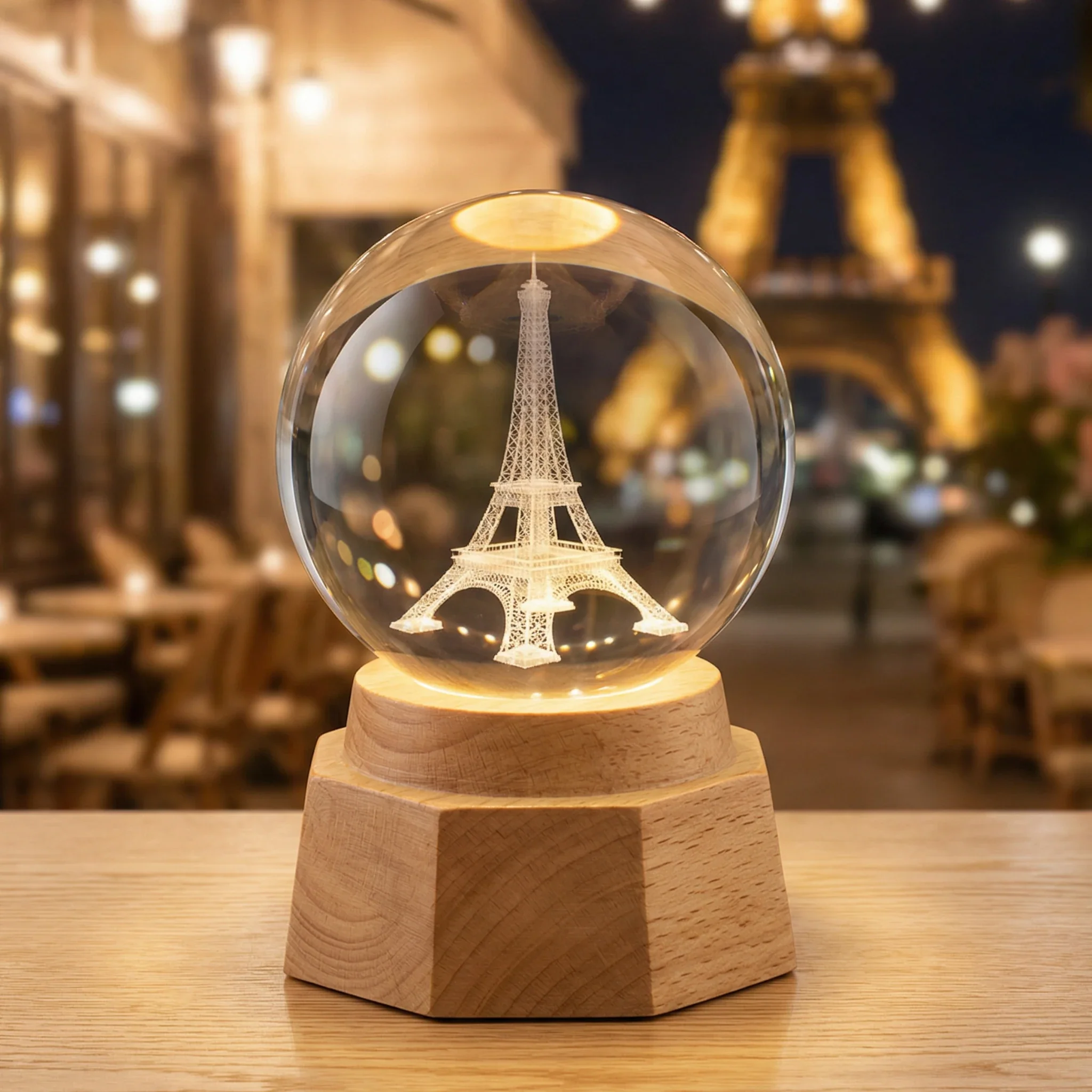 3d crystal moveable globe china - Image 2