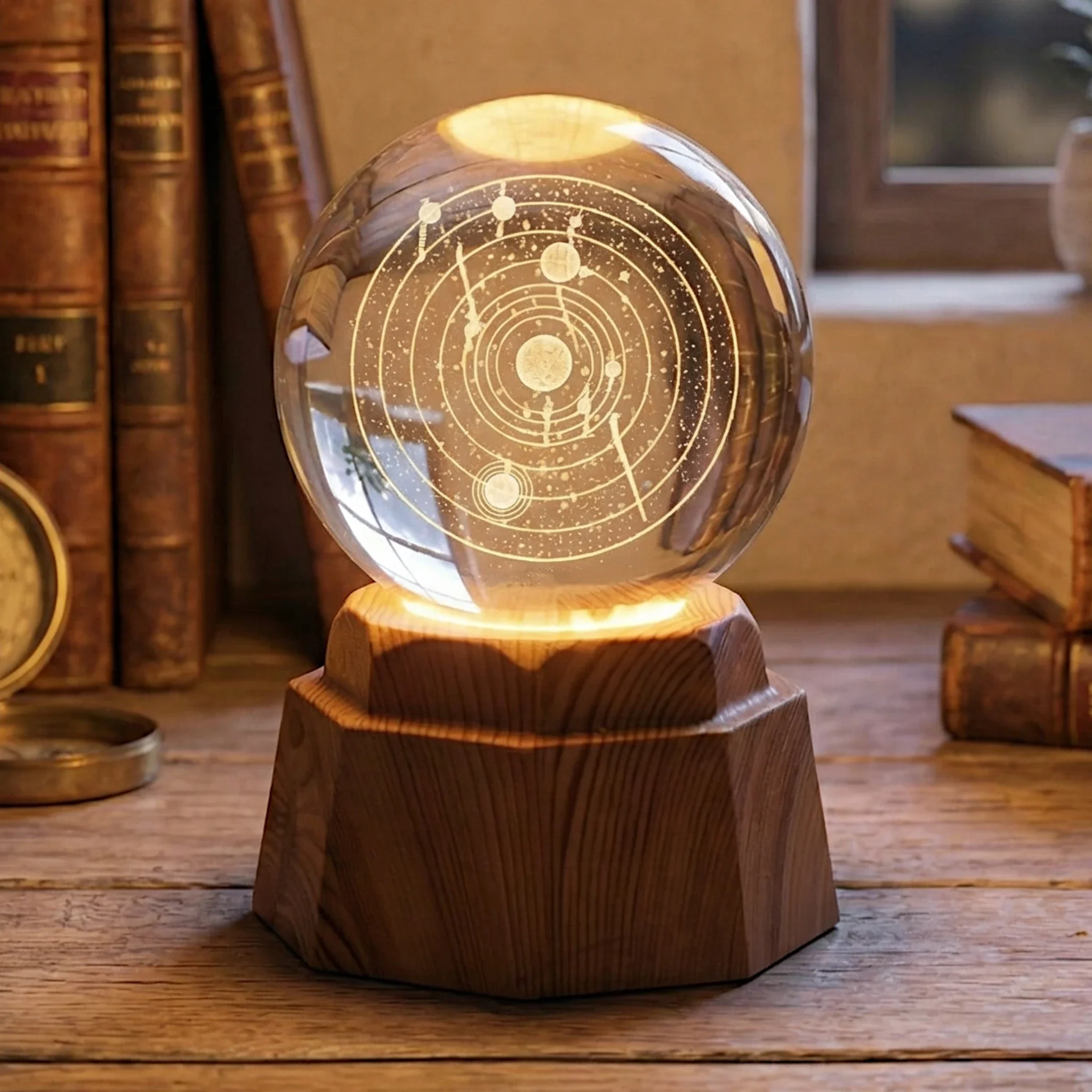3d crystal moveable globe china - Image 3