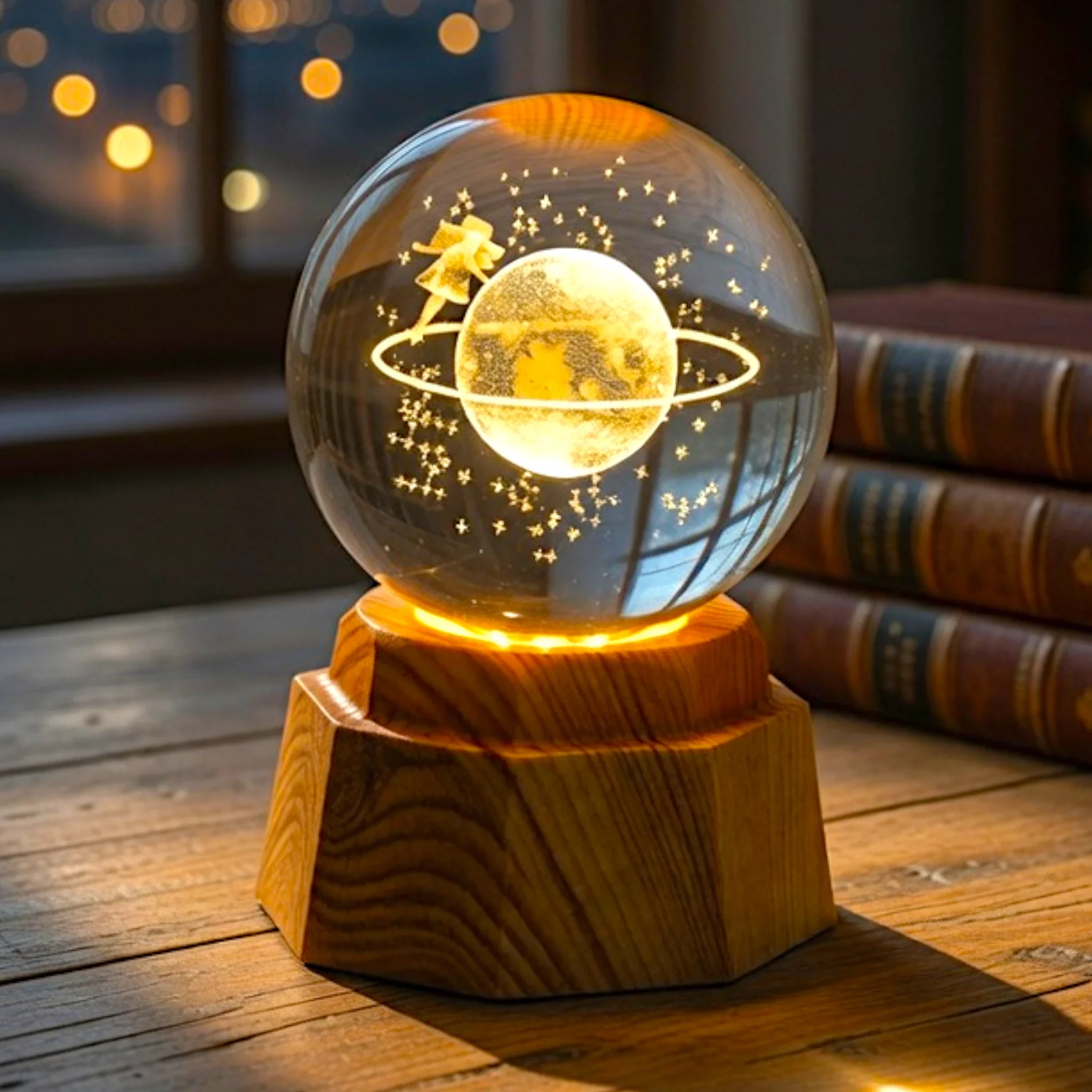 3d crystal moveable globe china - Image 5