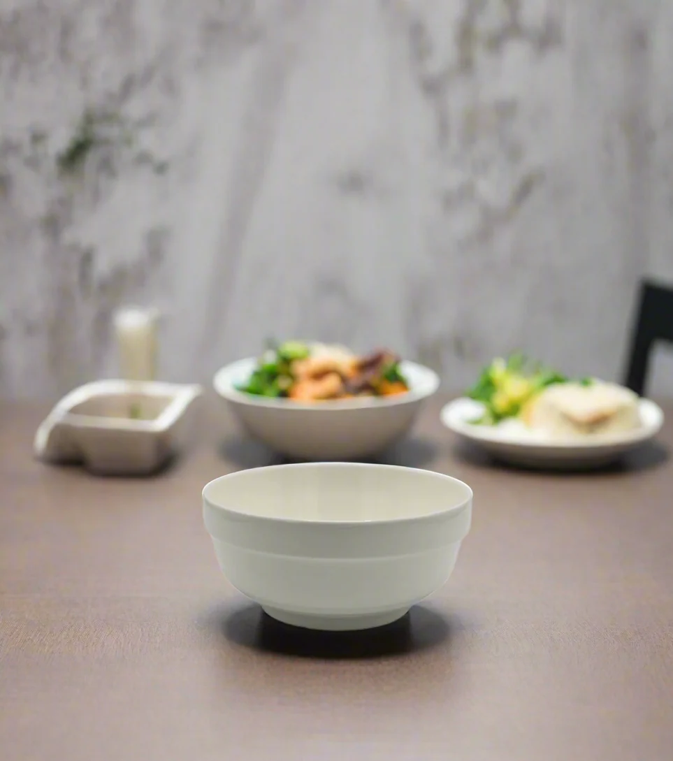 white ceramic bowl 8" china
