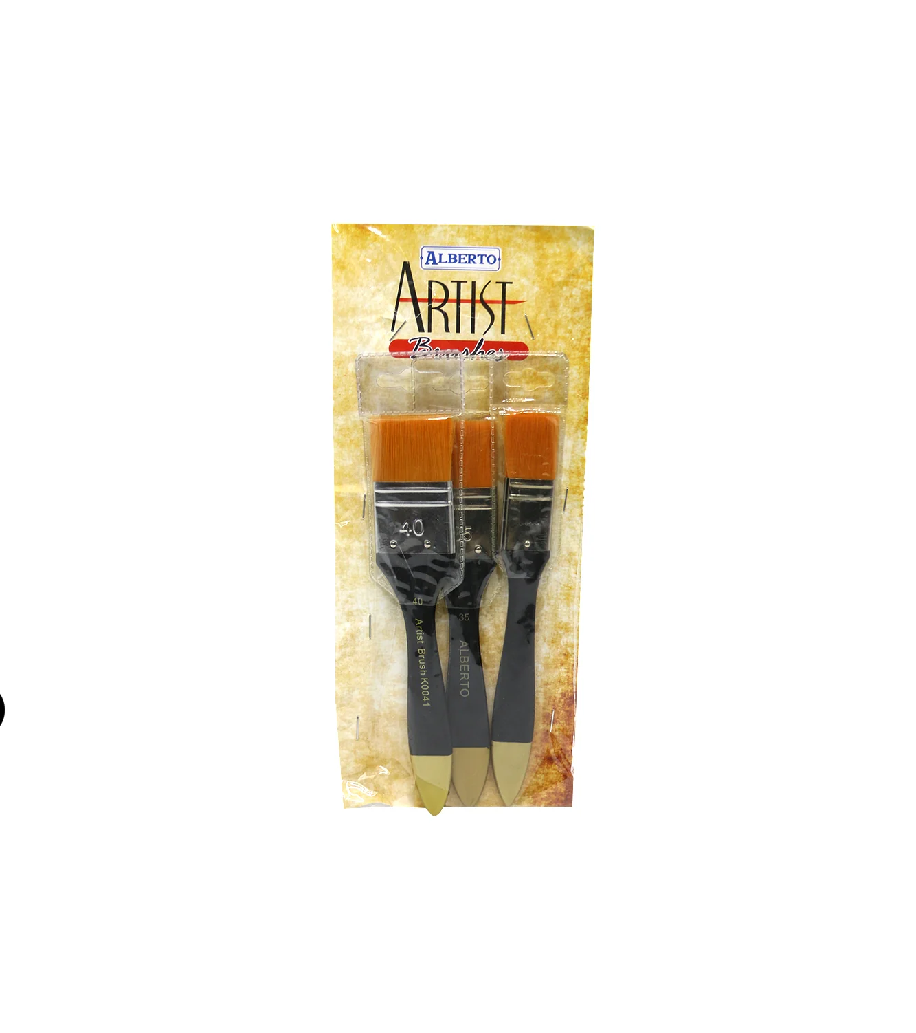 alberto artist paint brush 3pc k0041