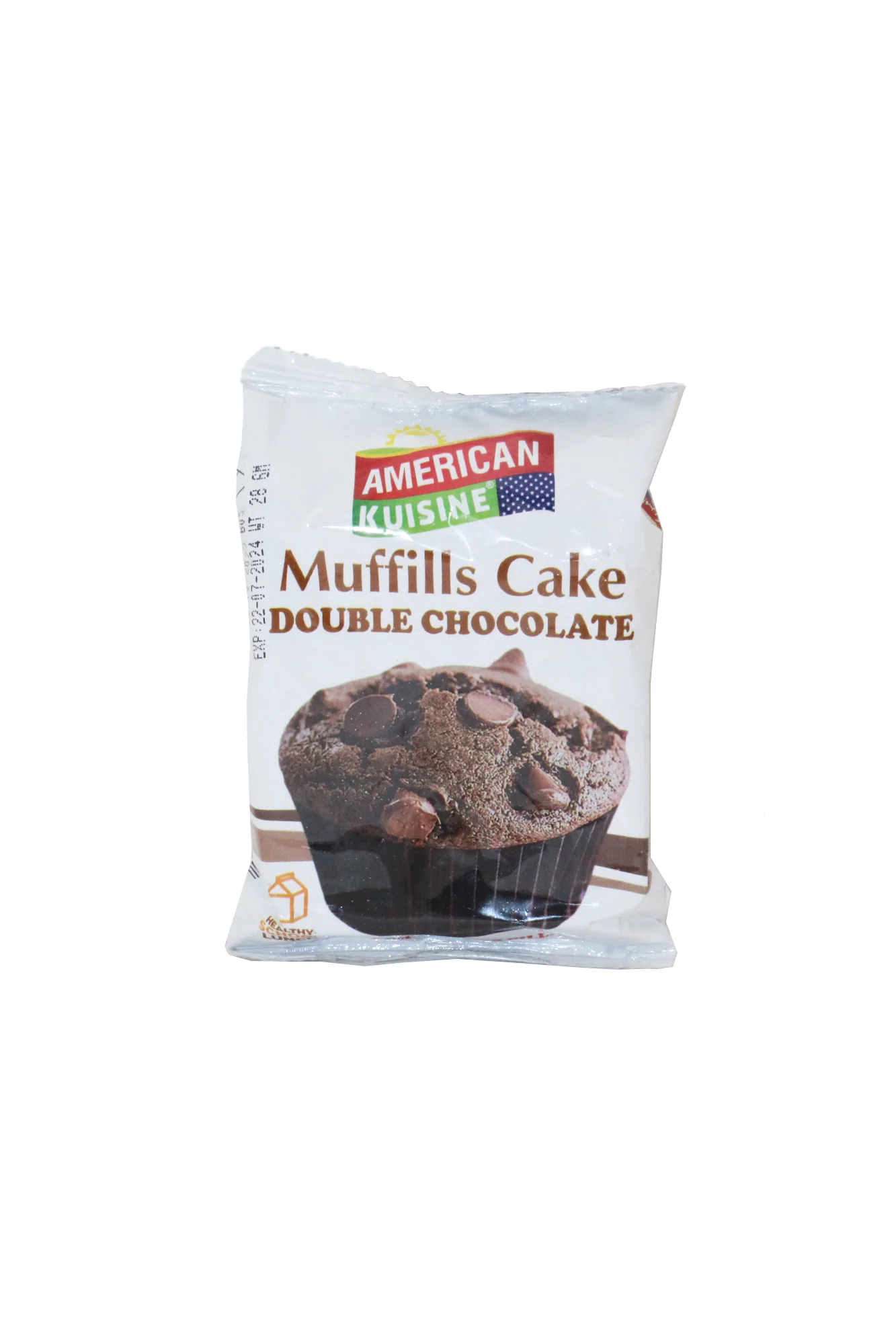 american kuisine cake muffills double chocolate 25g