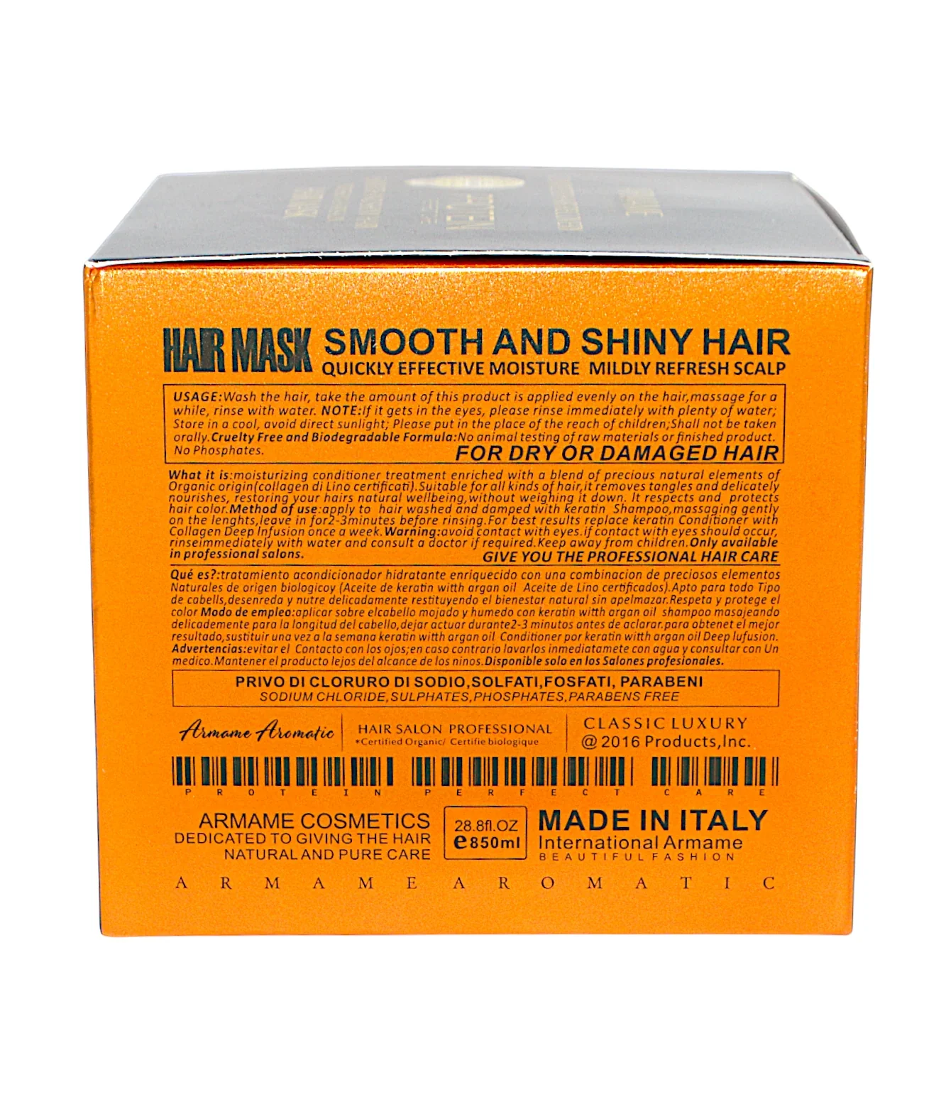 armame protien perfect hair mask 850ml china - Image 2