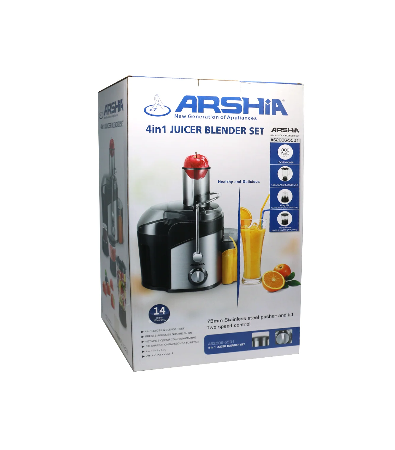 arshia juicer blender 4in1 800w china as2006-5501 - Image 2