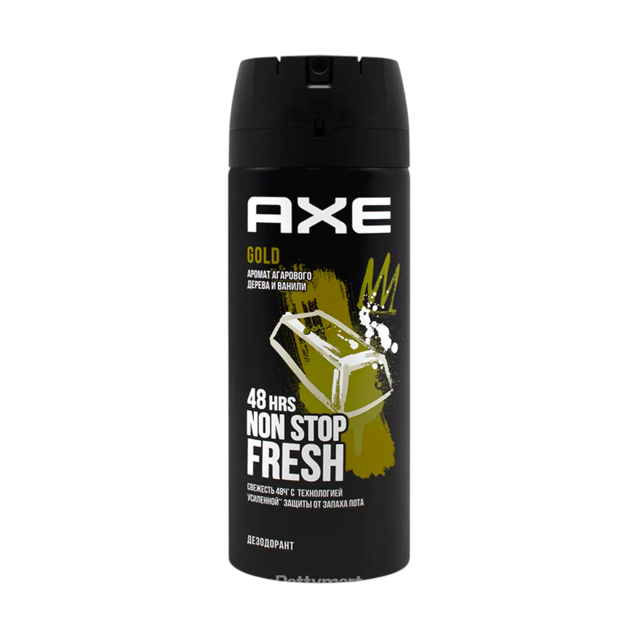 axe b/s gold oud wood fresh vanila scent 150ml