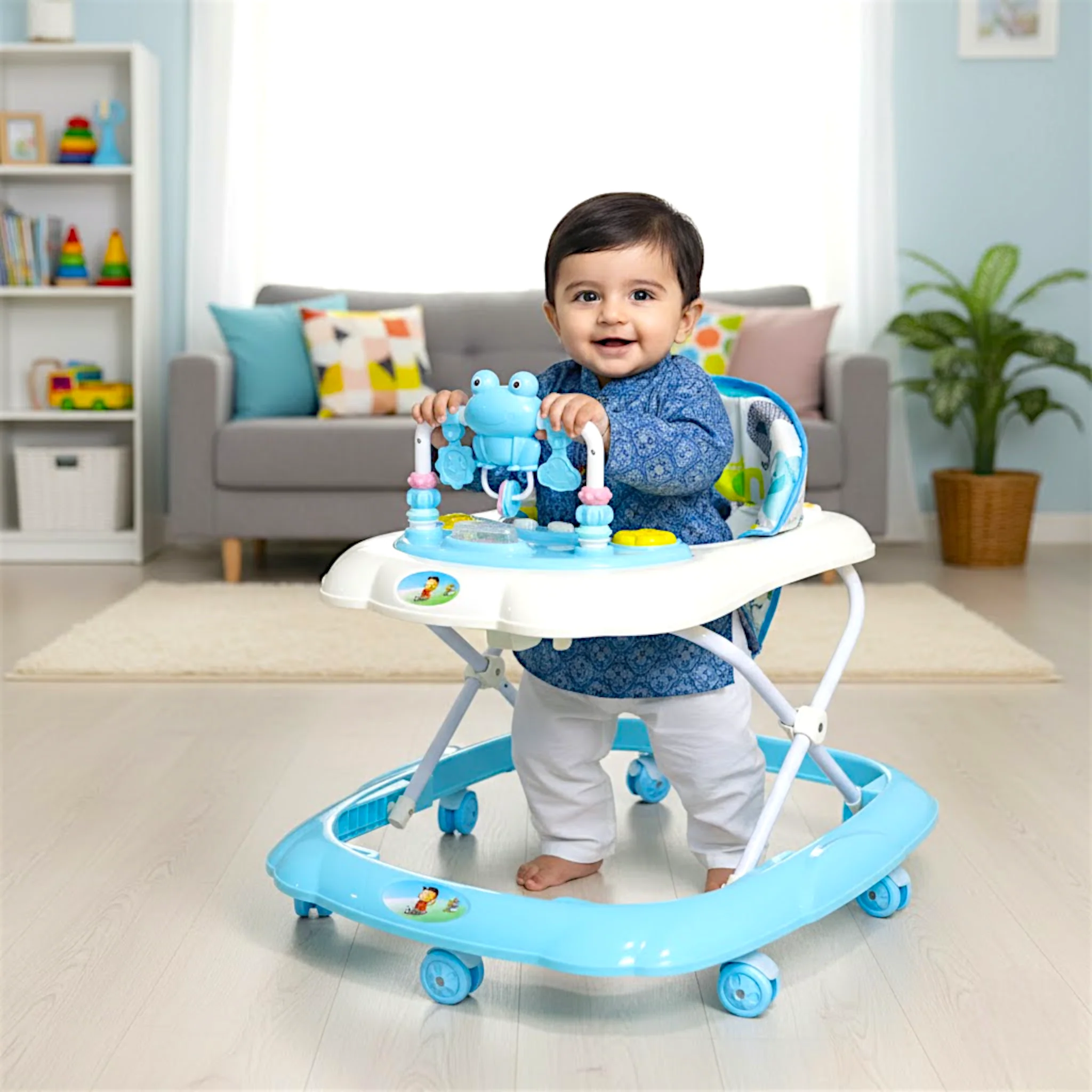 baby walker frog with music china