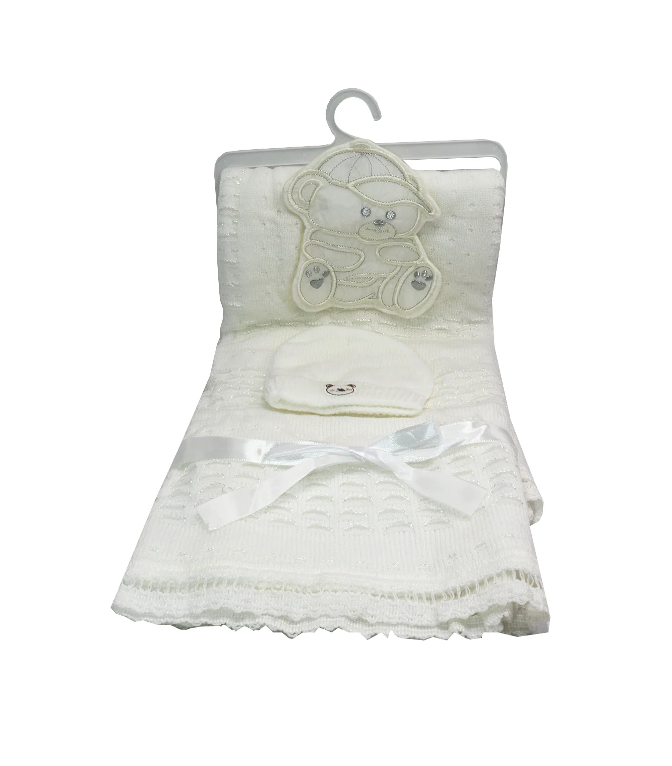baby wrap shawl & cap wool china - Image 2