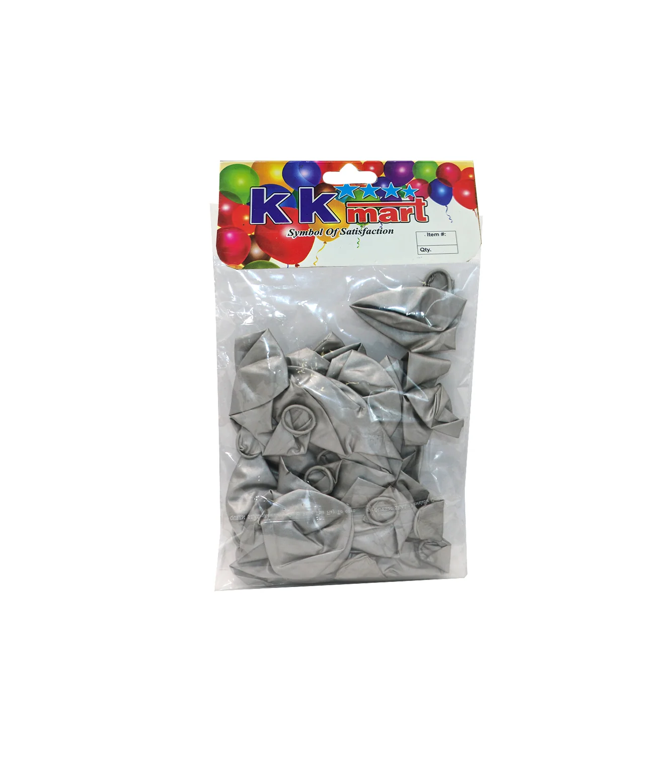 balloon 25pc metallic silver - Image 2