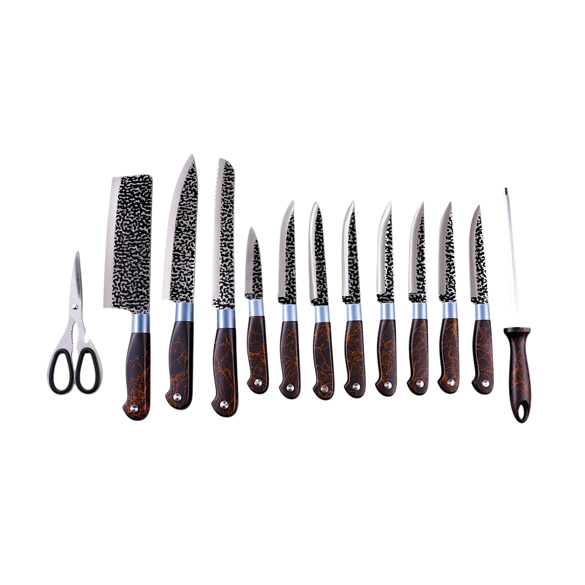 bass knife set 14pc wood stand china ba-03 - Image 2