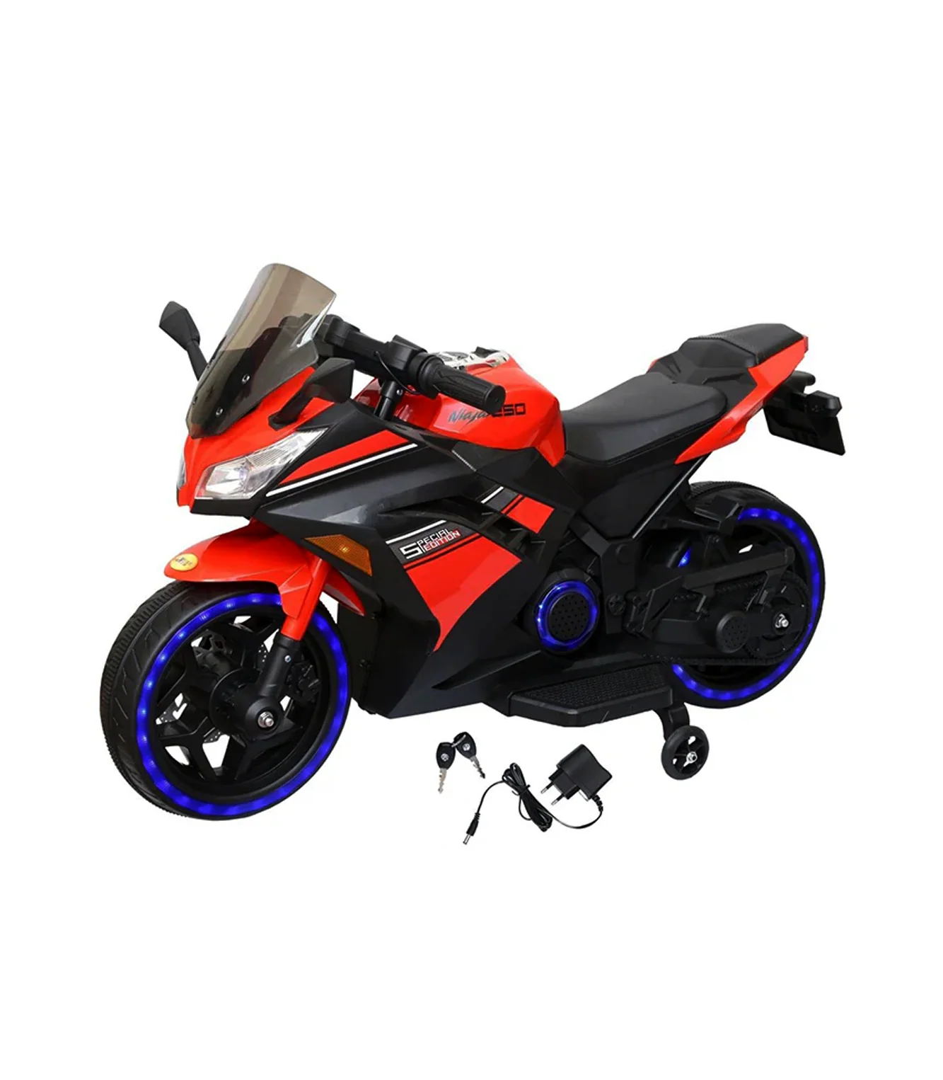 battery bike with music & lights dls07 - Image 2