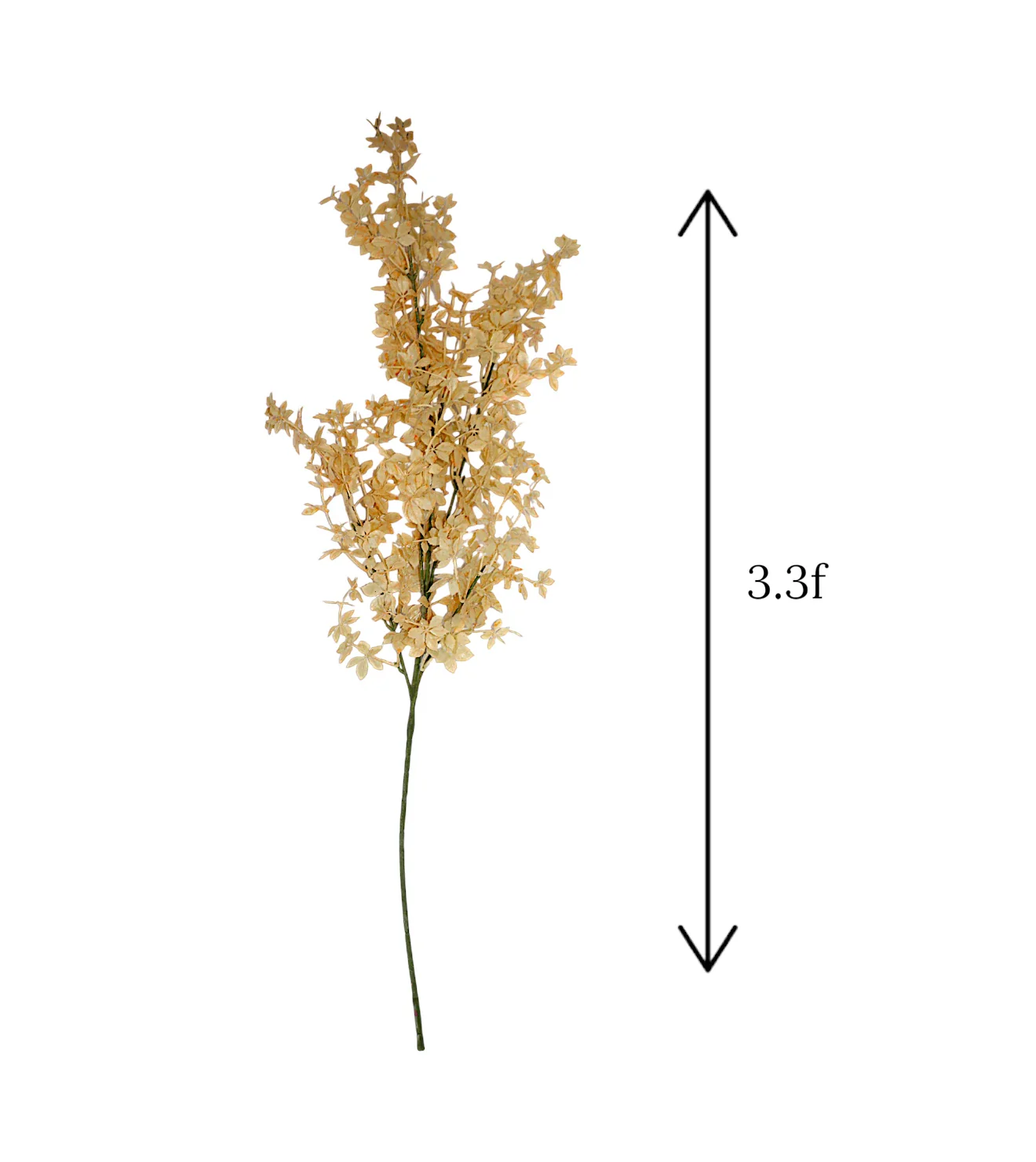 beige artifical leaf branch 40" china - Image 2