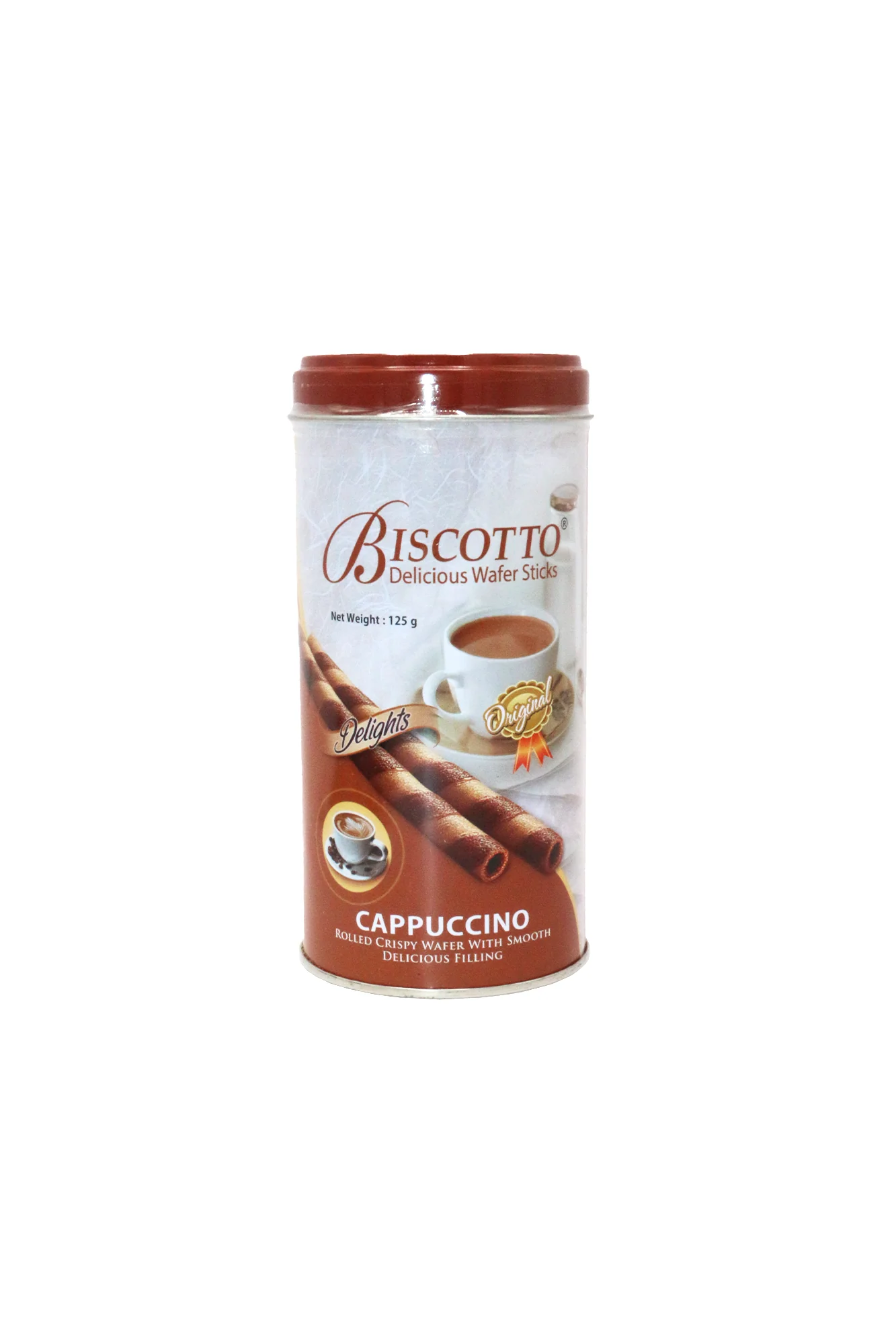 biscotto wafer sticks cappuccino 125g indonesia