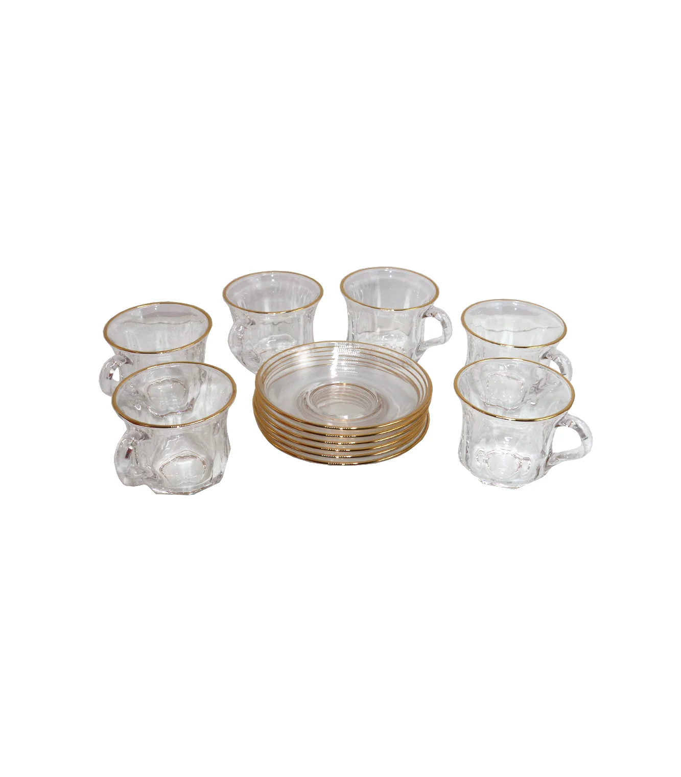 blinkmax glass cup & saucer set china ktzb60 - Image 3