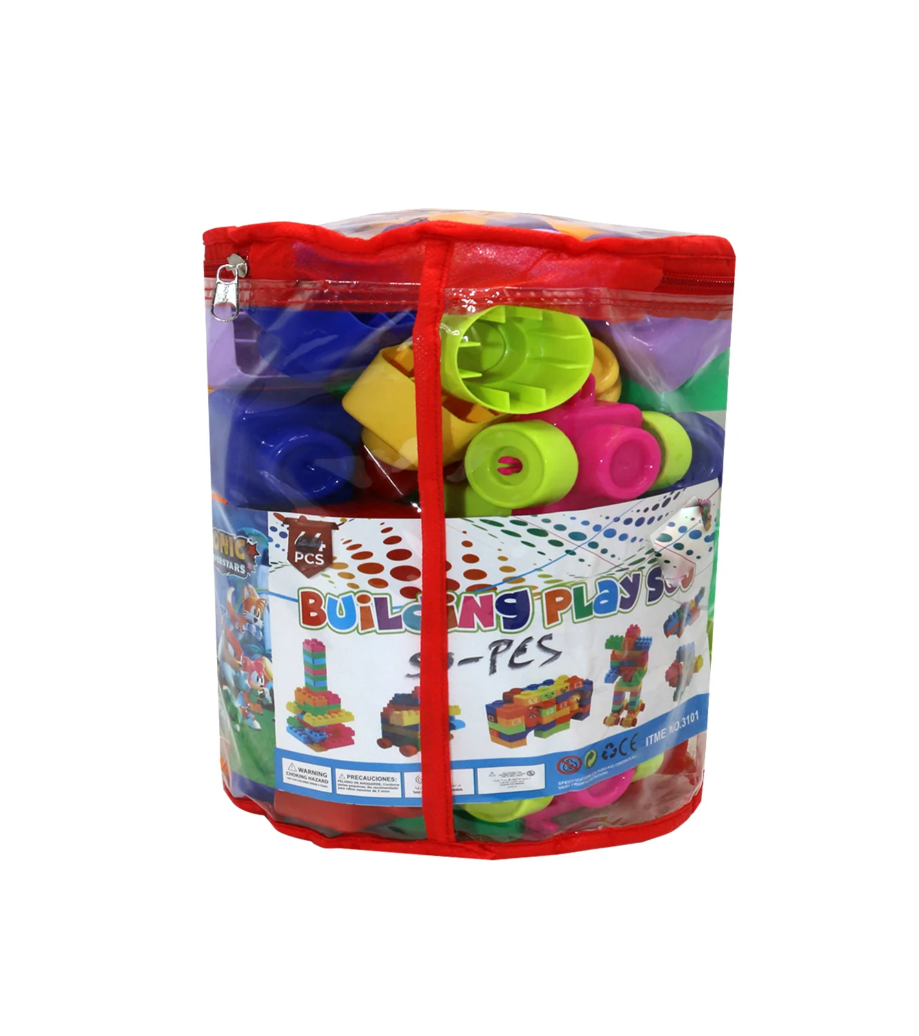 blocks bag 50pc multicolor pak t832 - Image 2