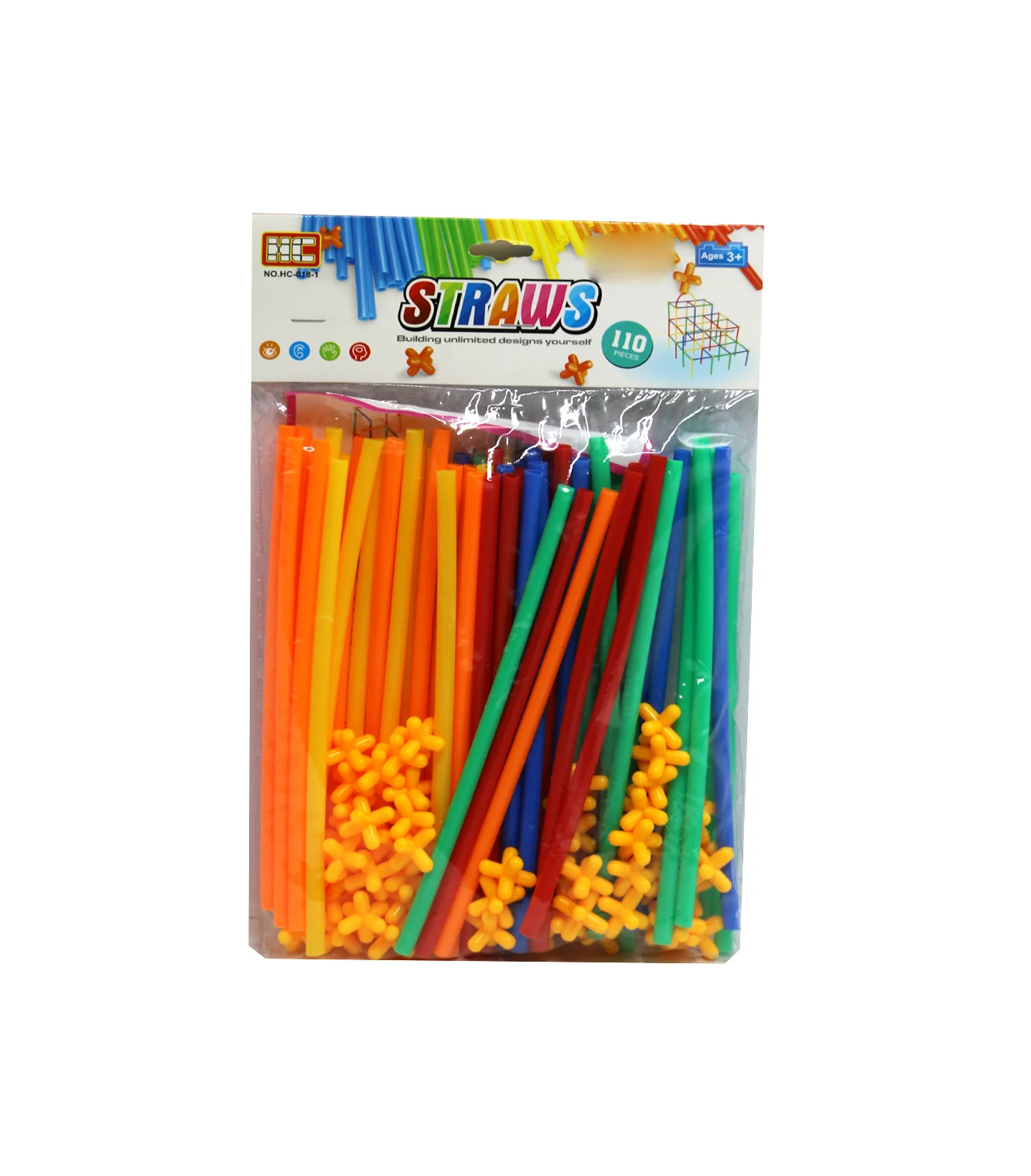 blocks straw 110pc hc-018-1 - Image 2