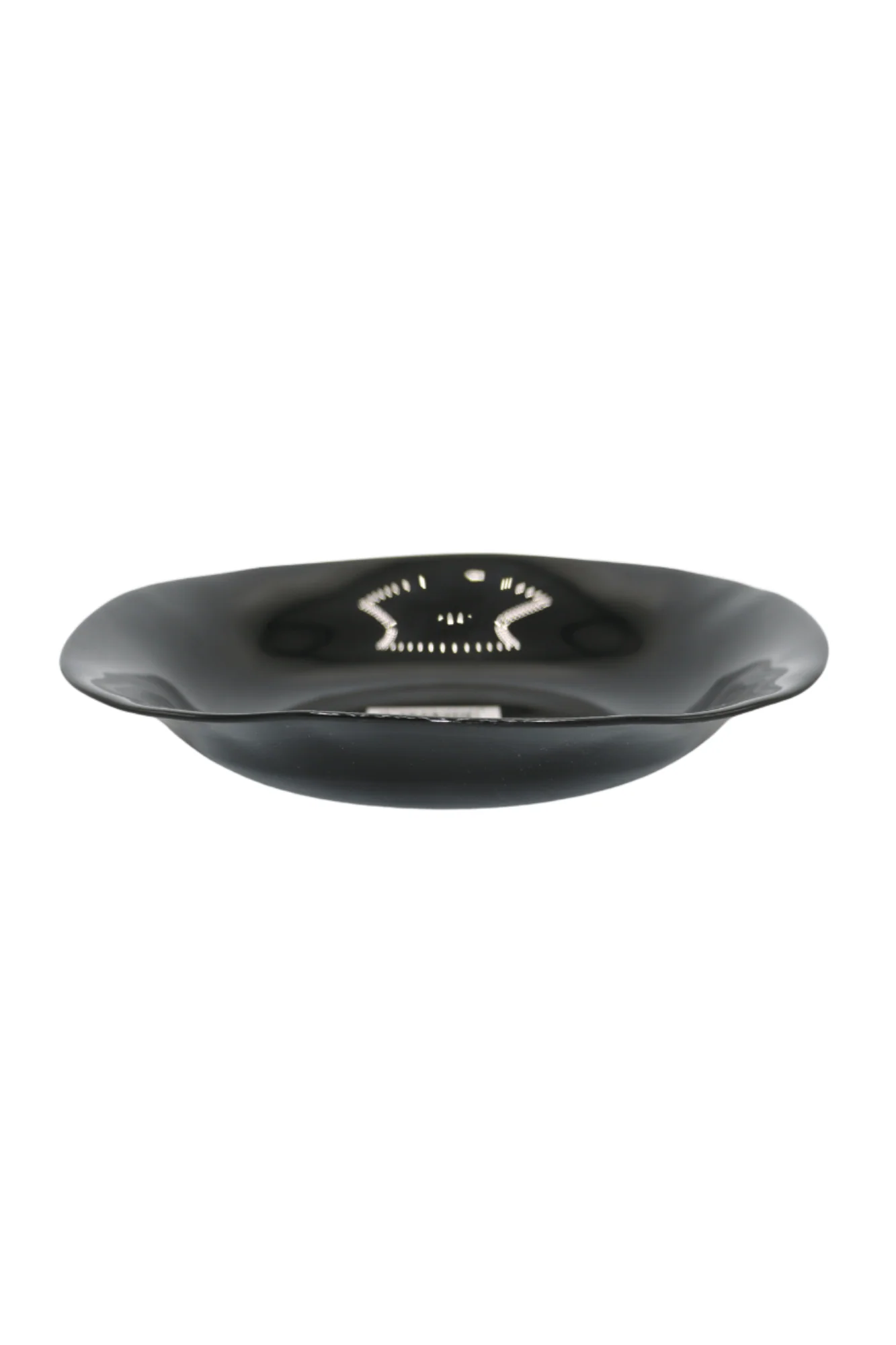 black marble soup plate 9" sq china - Image 2