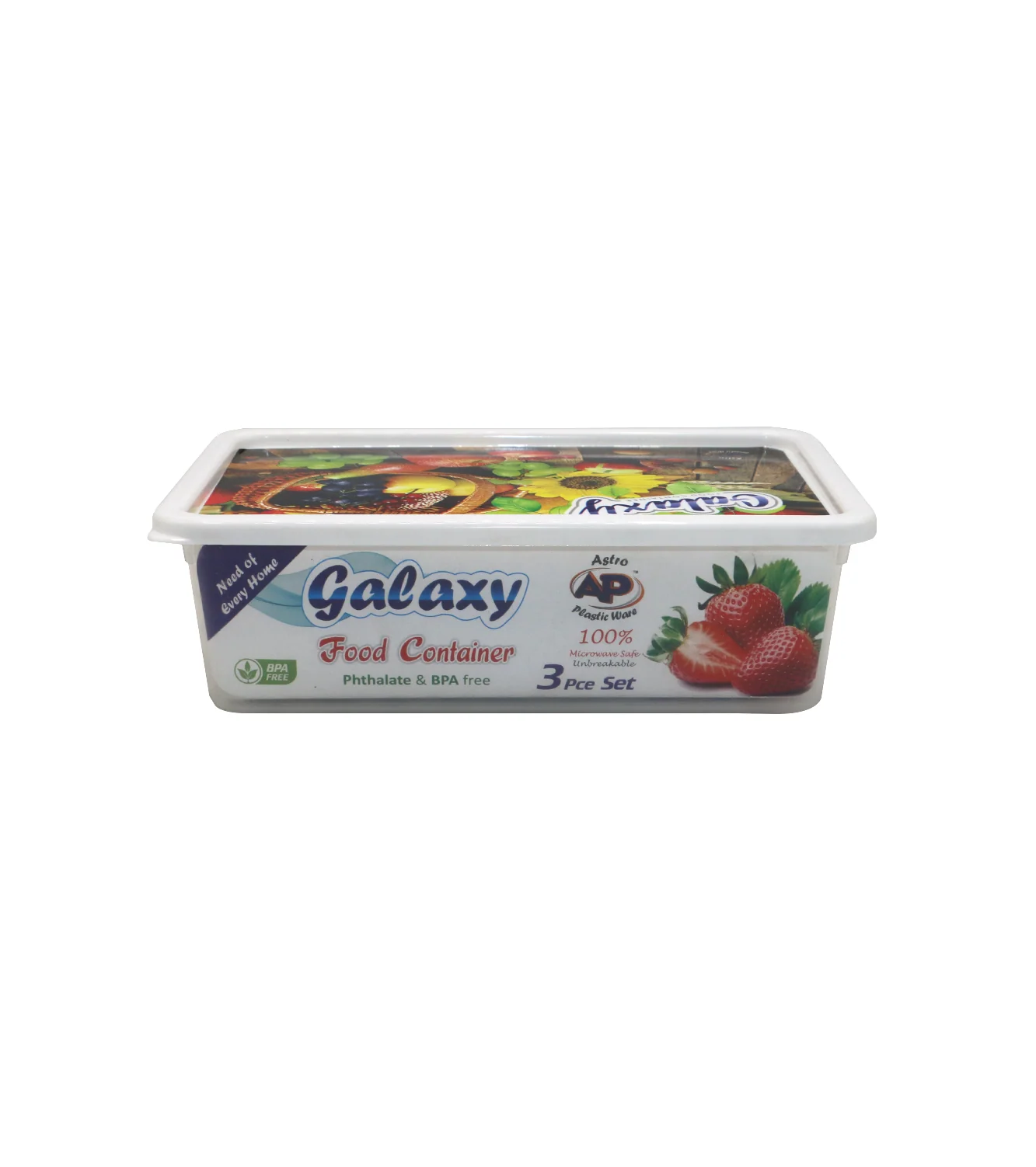 plastic galaxy box 3pc pak d734 - Image 2