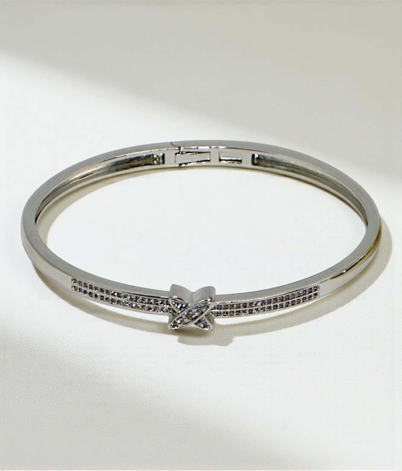 bracelet bangle crystal cross x china
