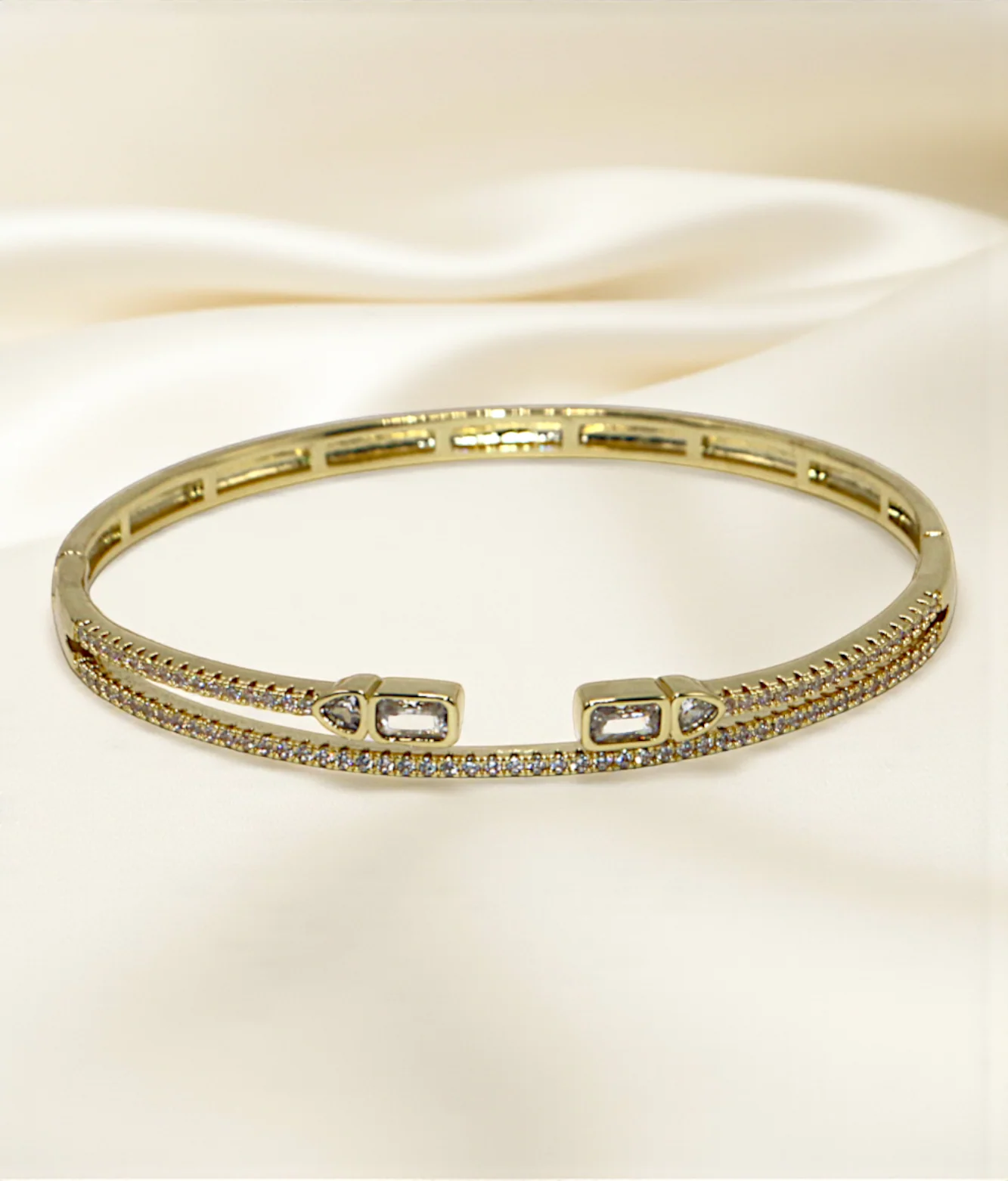 bracelet bangle with daimond stone china - Image 2