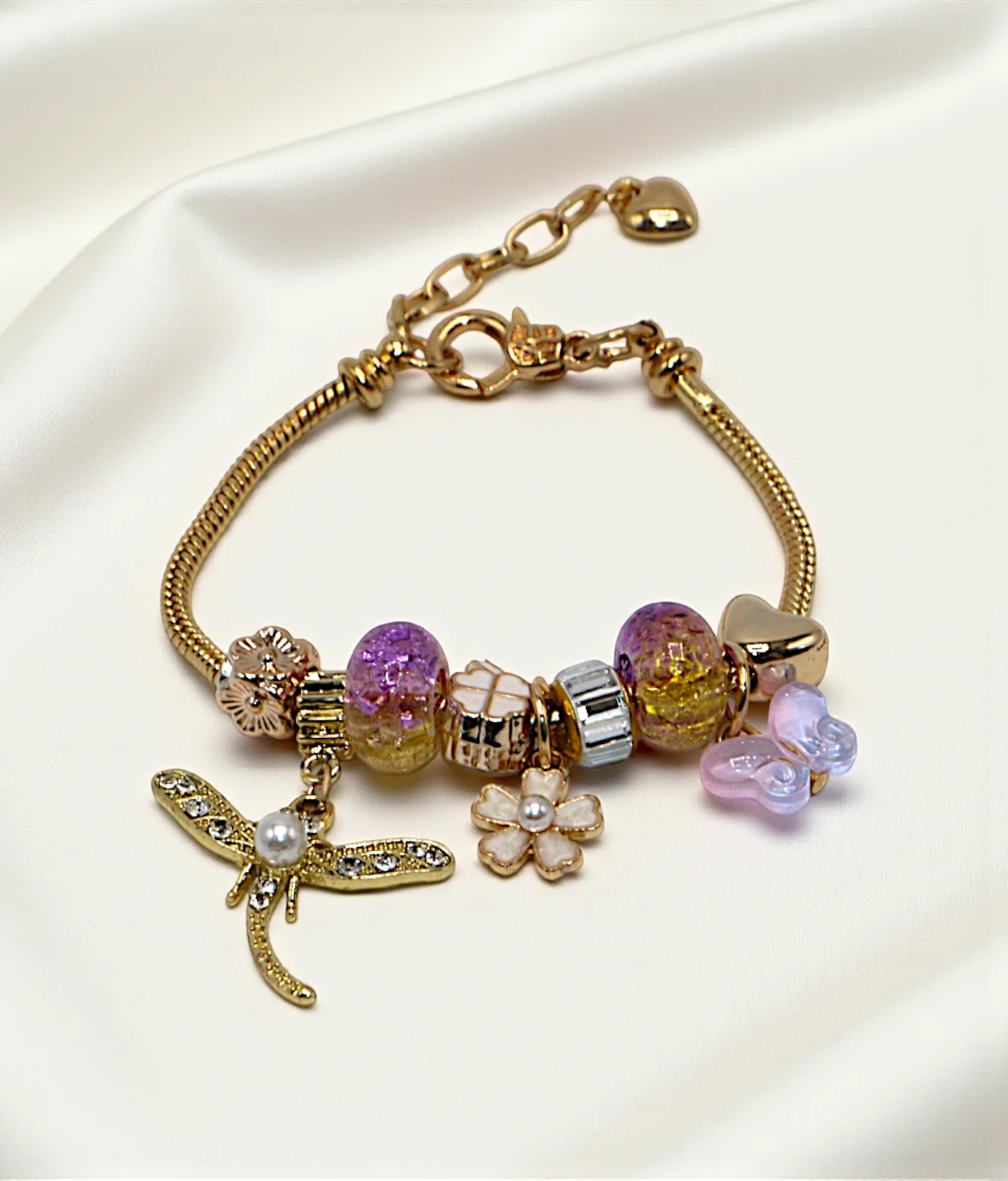 bracelet snake chain multi beads china - Image 19