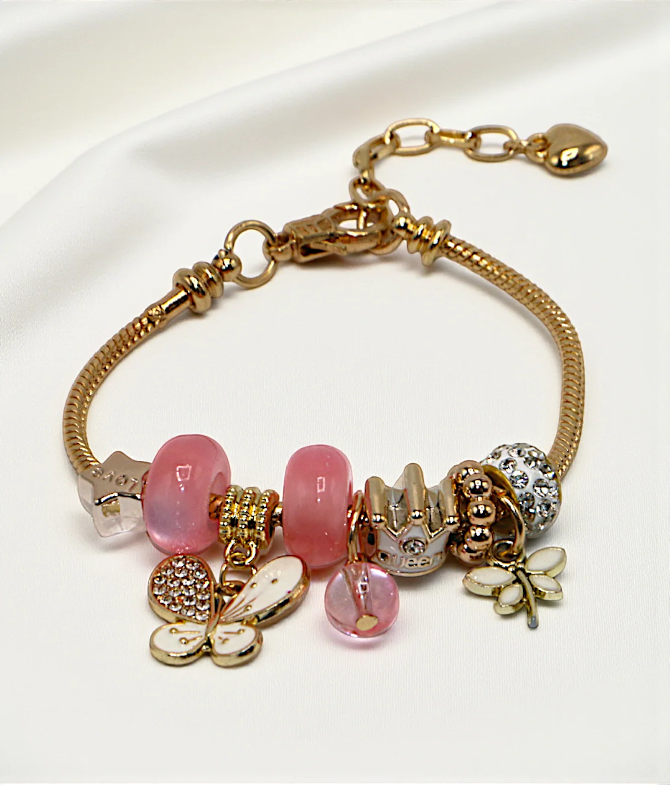 bracelet snake chain multi beads china - Image 2