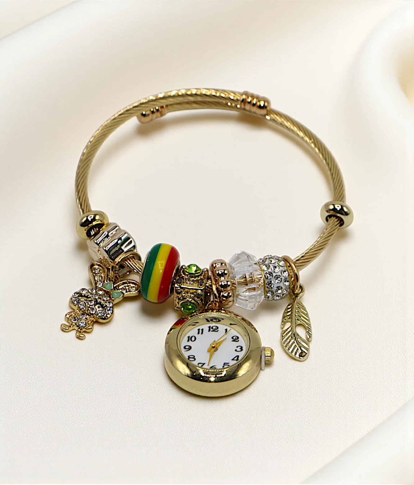 bracelet with watch gold plated china - Image 11