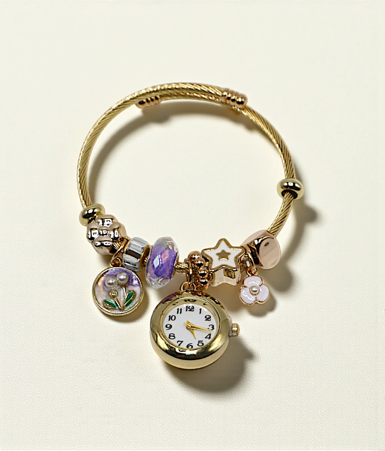 bracelet with watch gold plated china - Image 2