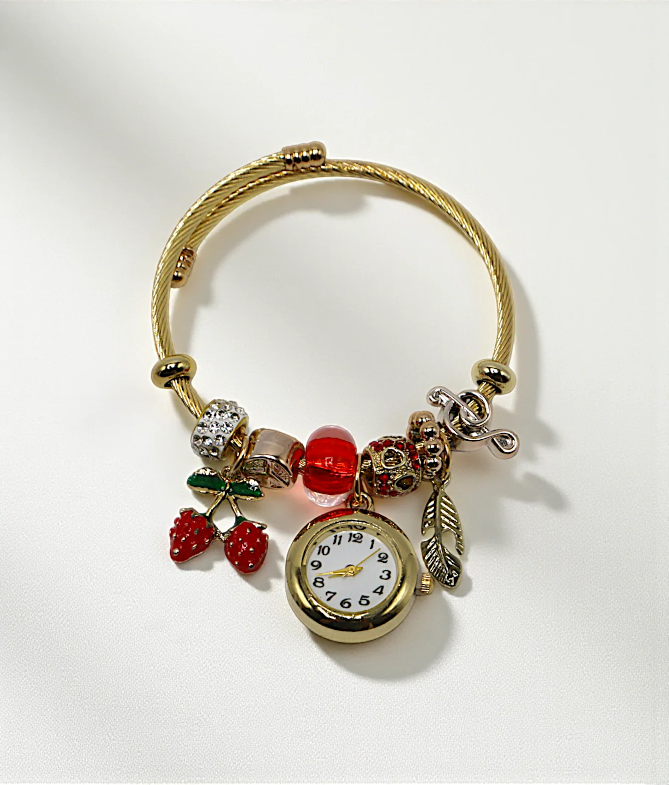 bracelet with watch gold plated china - Image 4