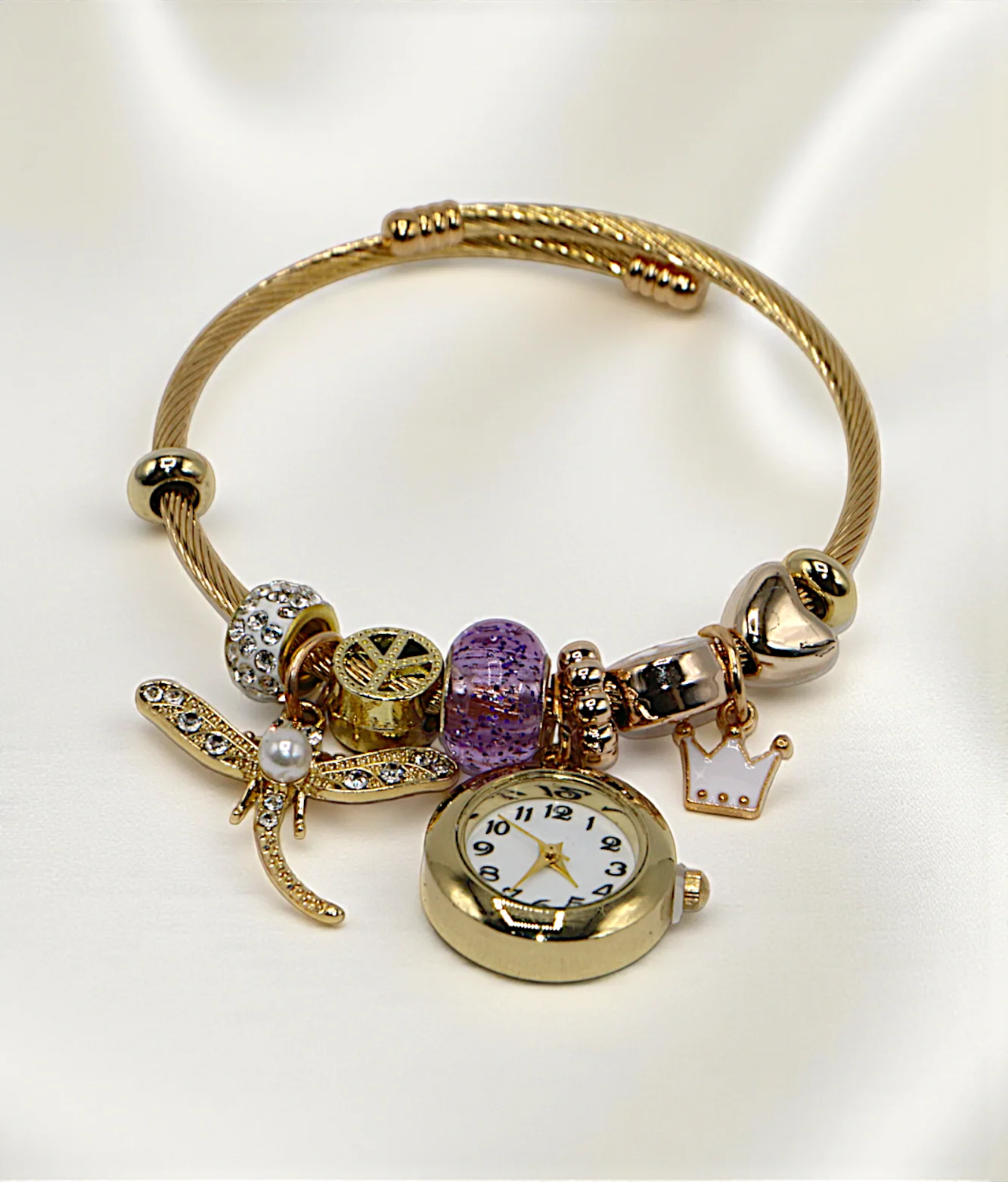 bracelet with watch gold plated china - Image 6