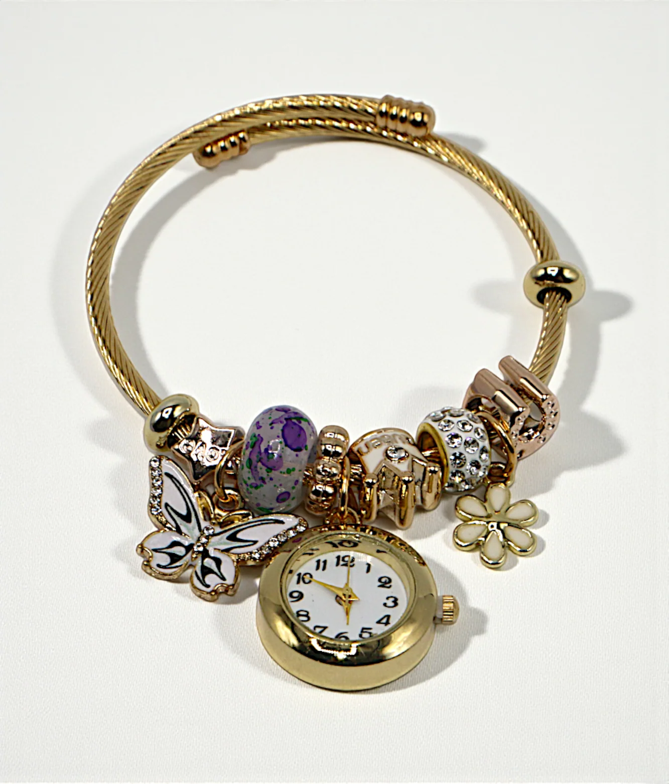 bracelet with watch gold plated china - Image 9