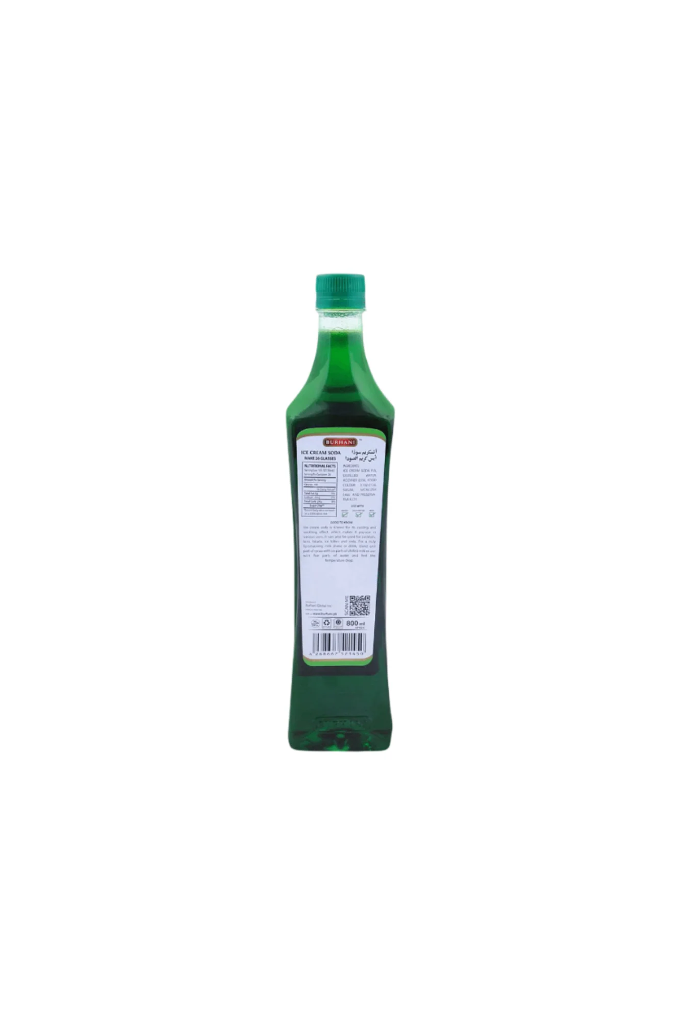 burhani syrup ice cream soda 800ml - Image 2