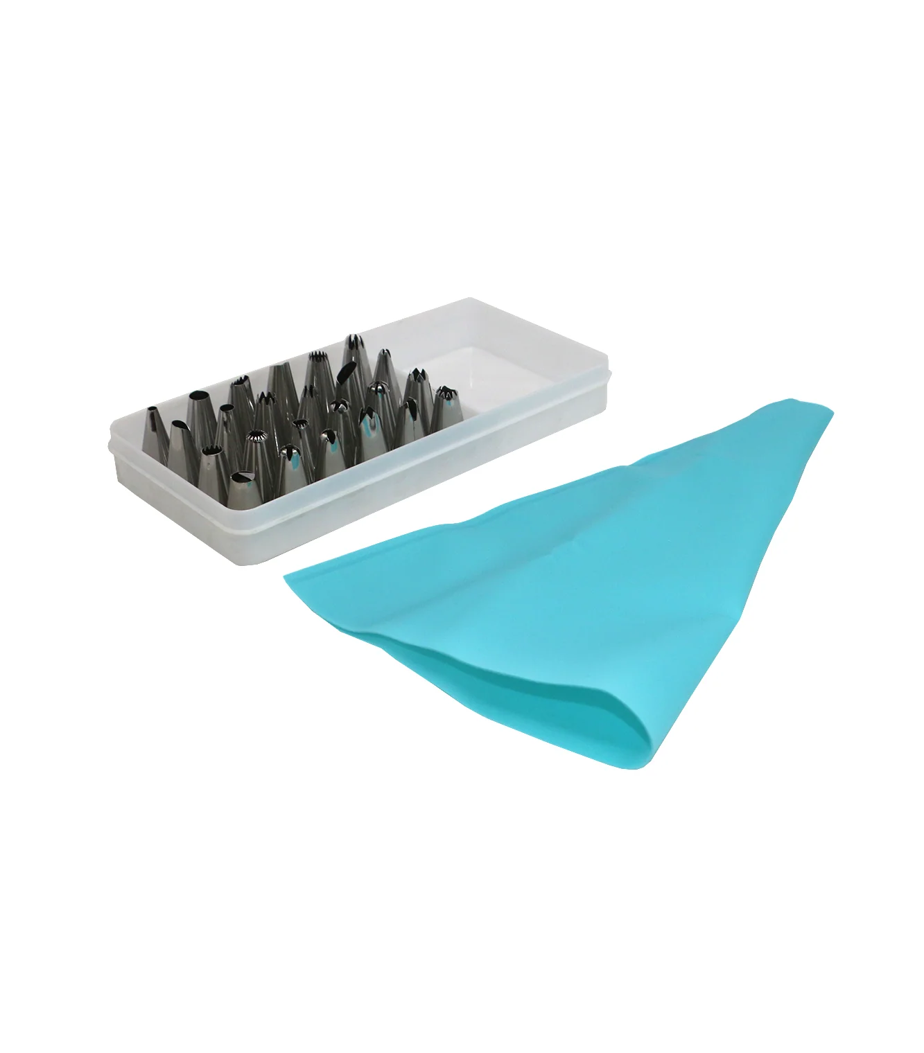 cake decorating nozzles & icing bag set 25pc china - Image 2