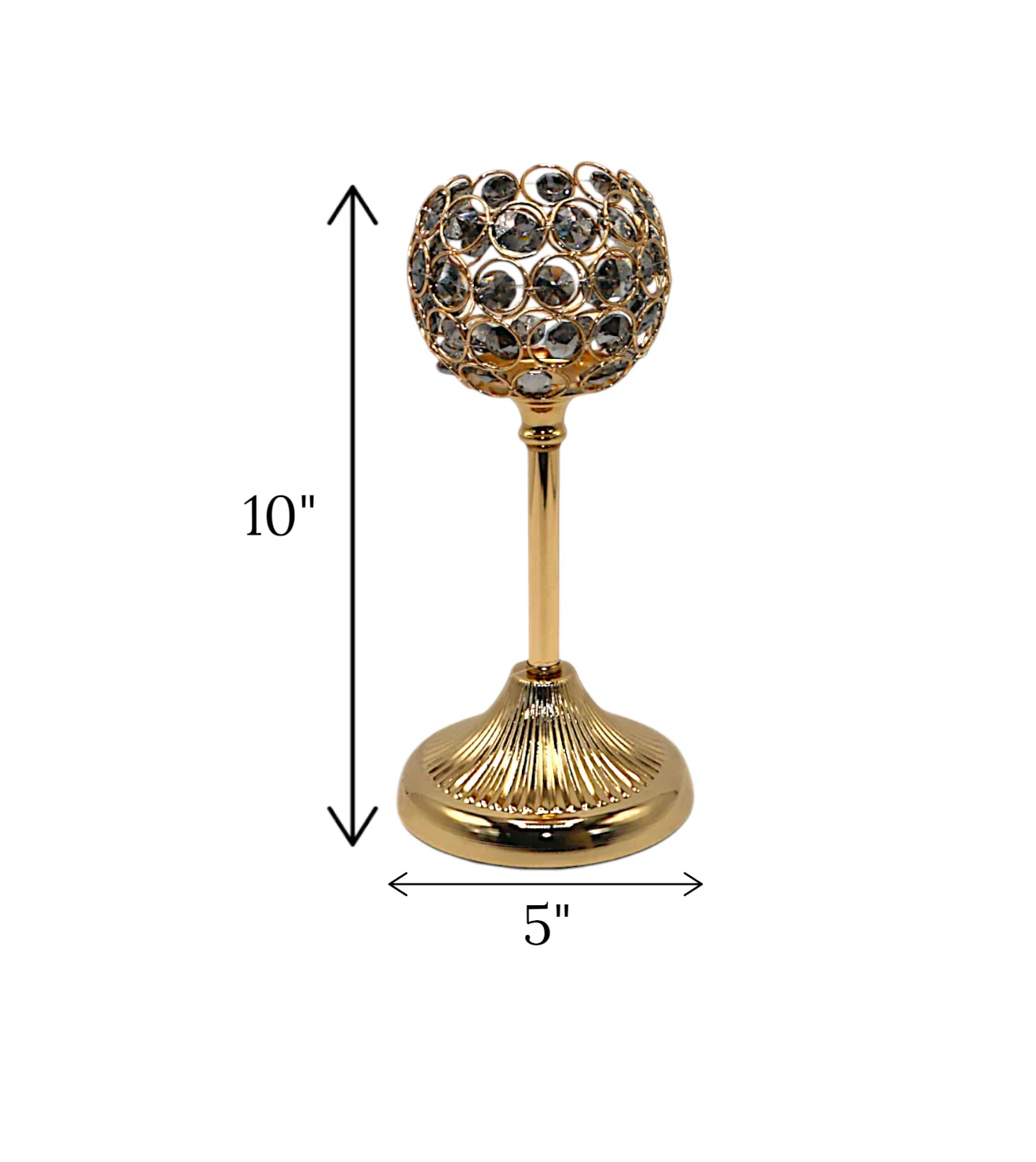 candle stand fancy medium china "10x5" - Image 2