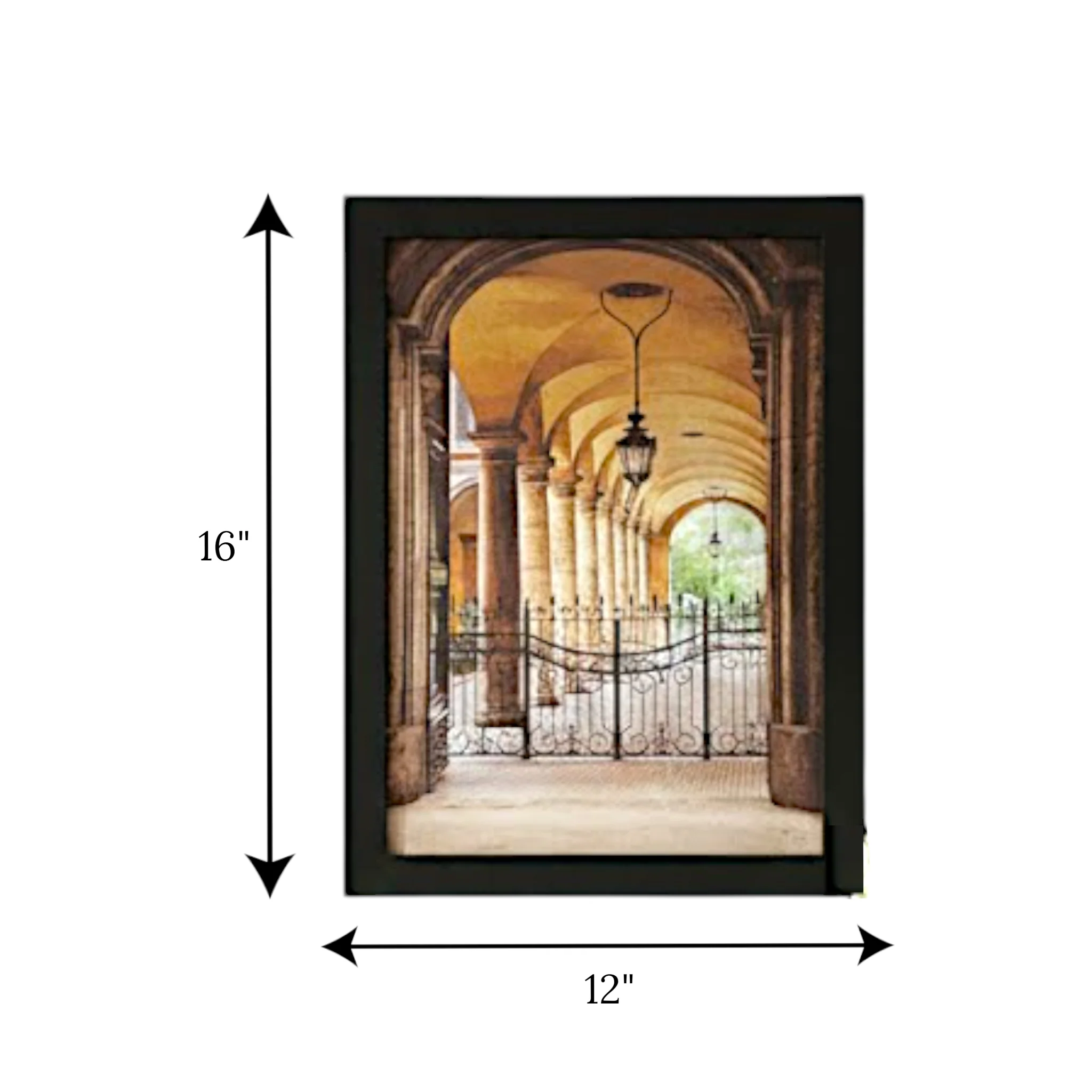 canvas scenery frame 16"x12" china - Image 2