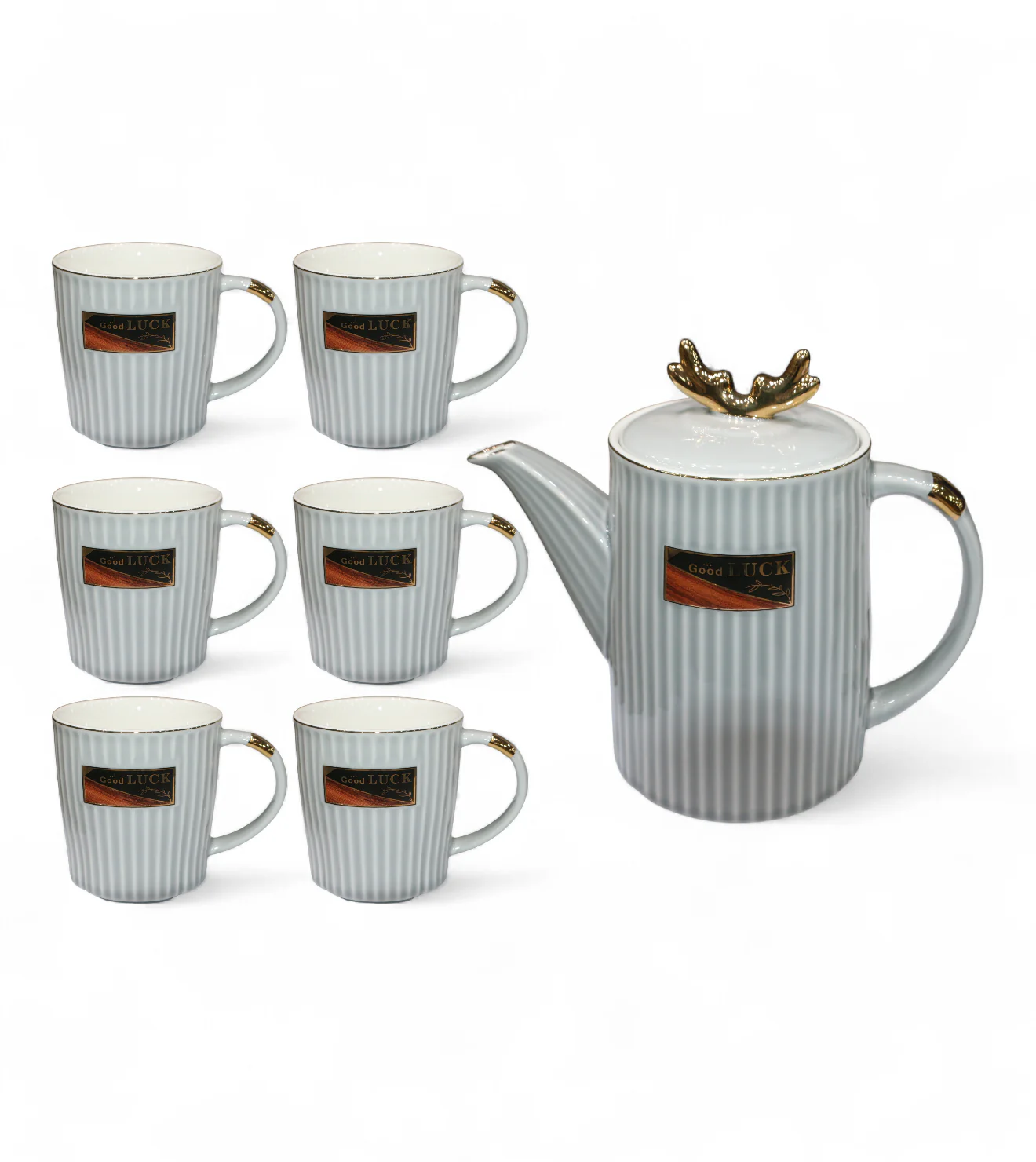 ceramic coffee set 8pc cx-09 china - Image 2