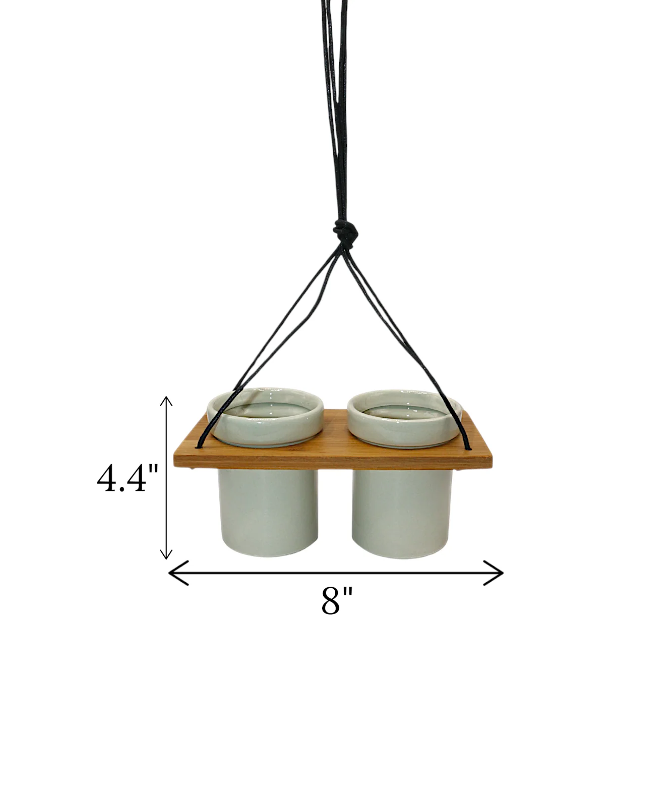 ceramic flower pot hanging 2s china "4.4x8" - Image 2