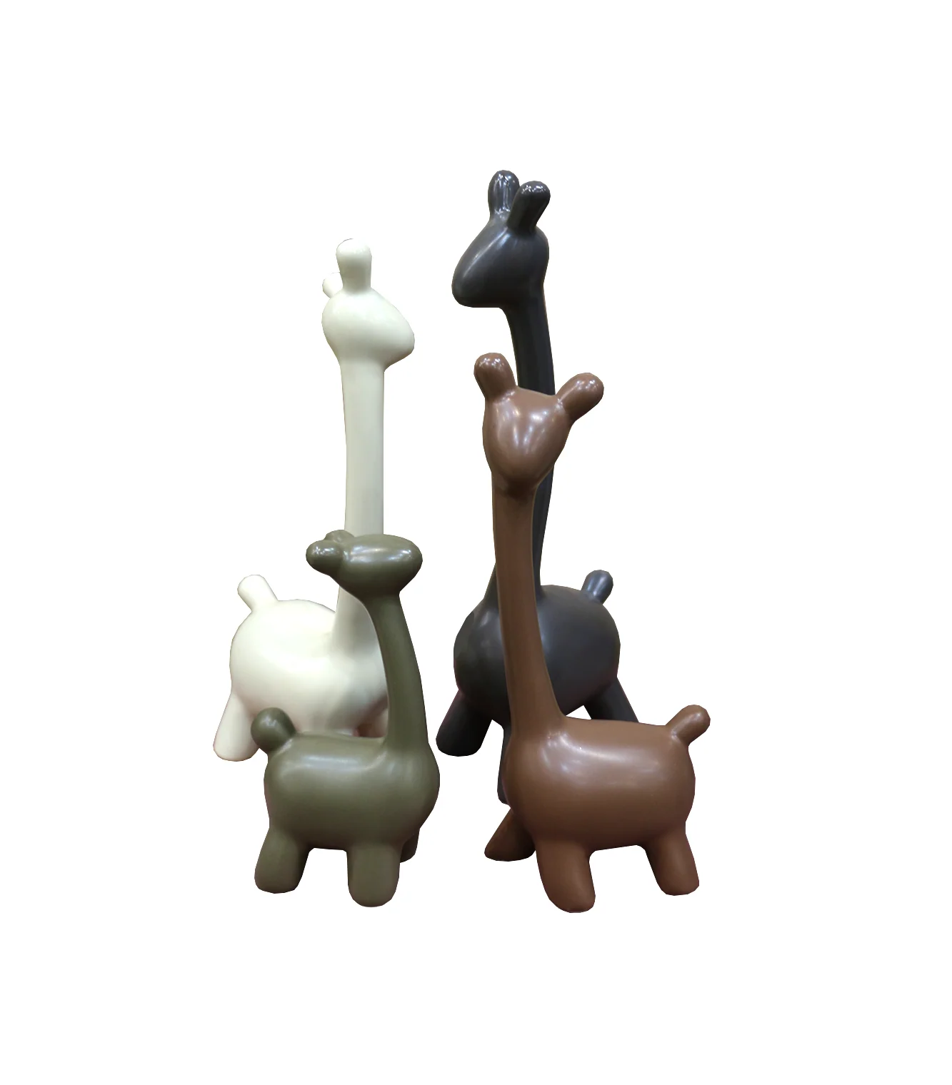 ceramic giraffe family china d336 - Image 2