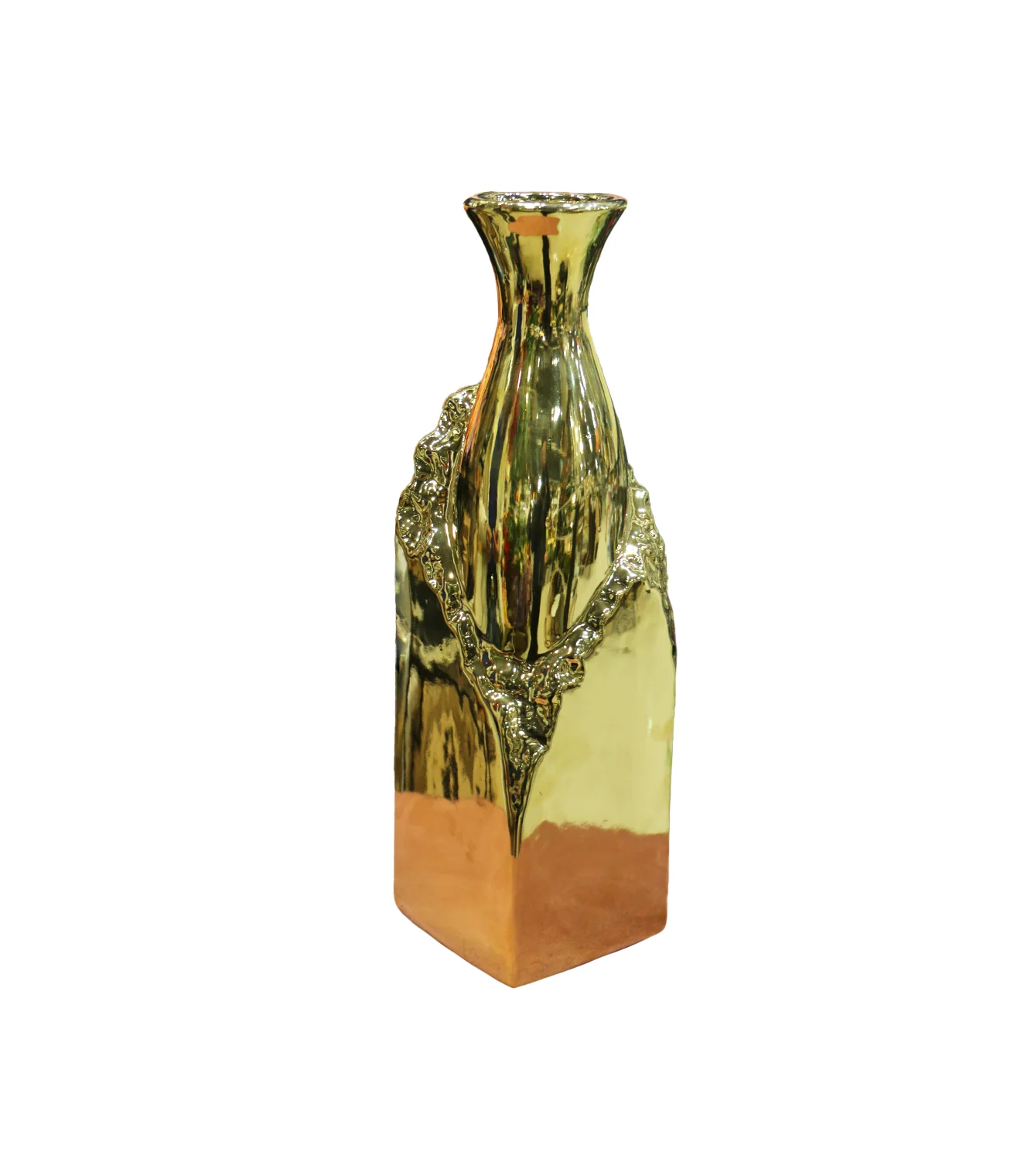 ceramic golden vase large china - Image 2