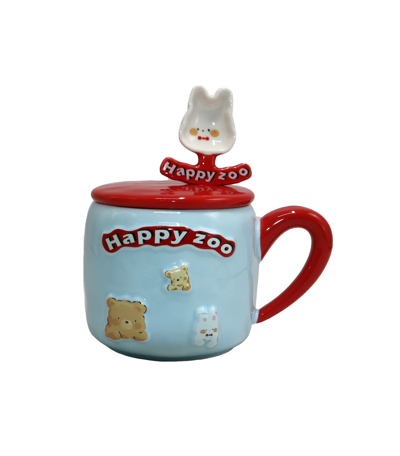 ceramic mug & lid china 11799-10 - Image 3