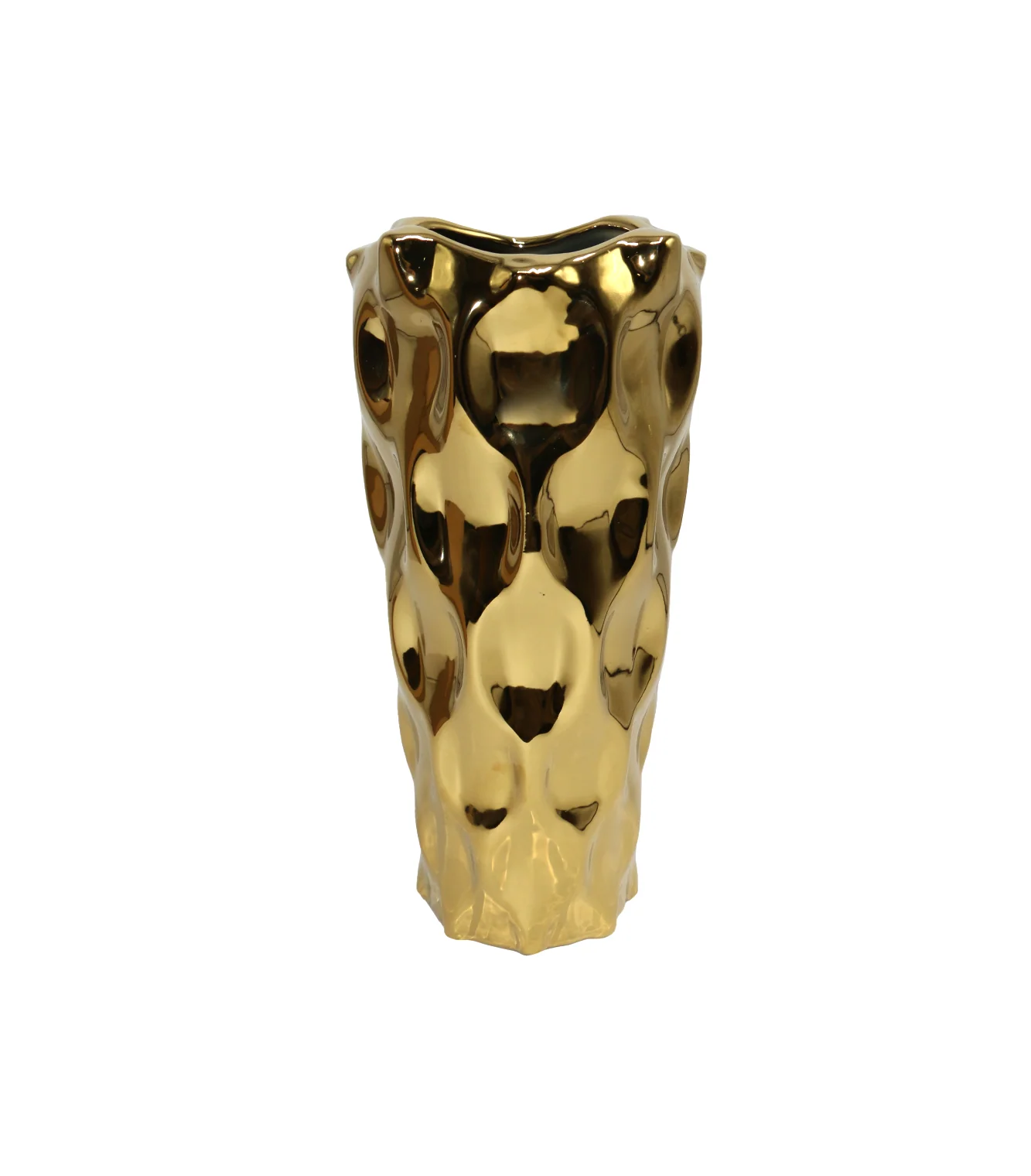 ceramic vase 1pc golden china 347 - Image 2