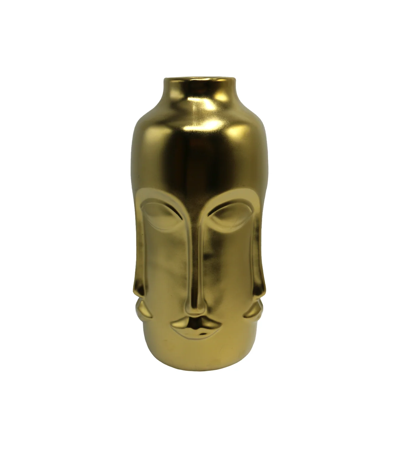 ceramic vase 1pc golden face china - Image 2