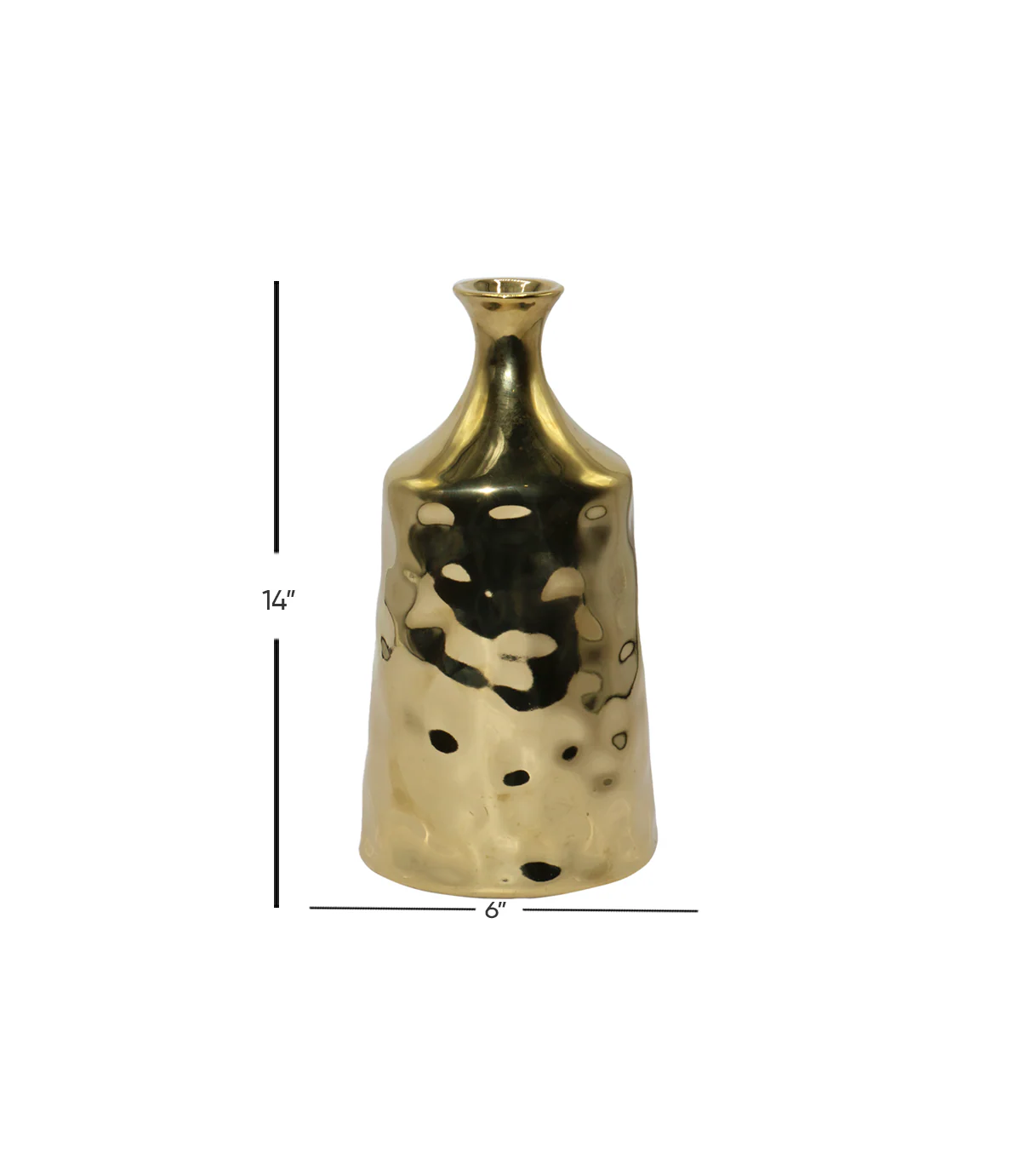 ceramic vase 14"x 6" china - Image 2