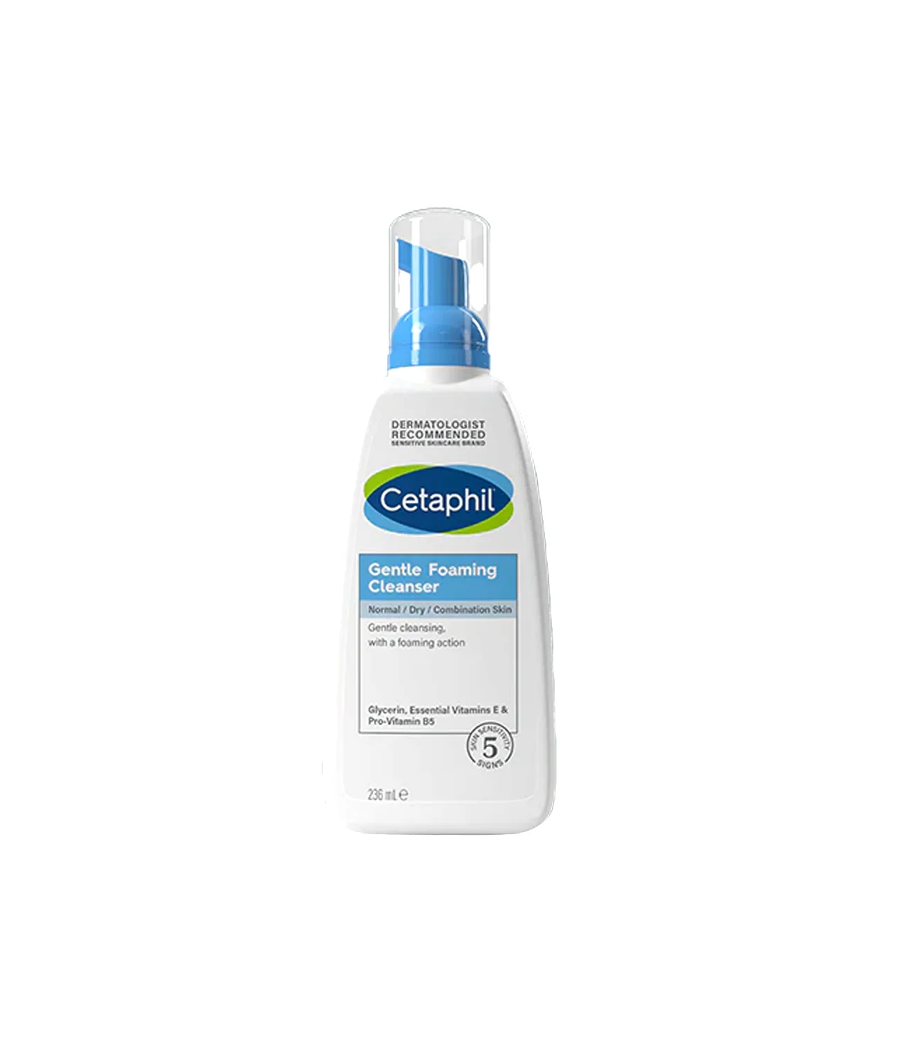 cetaphil cleanser gentle foaming normal dry comb skin 236ml