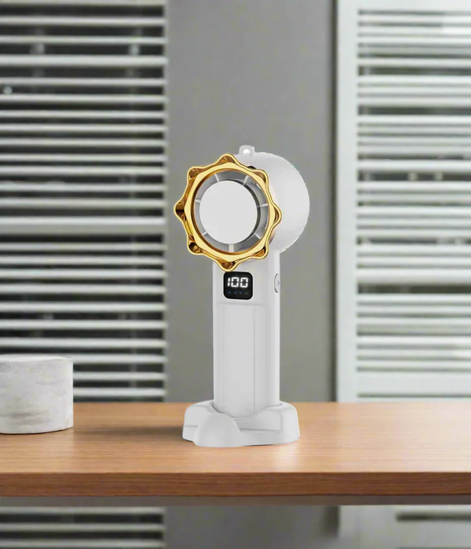 charging fan with led display china yt-m2047