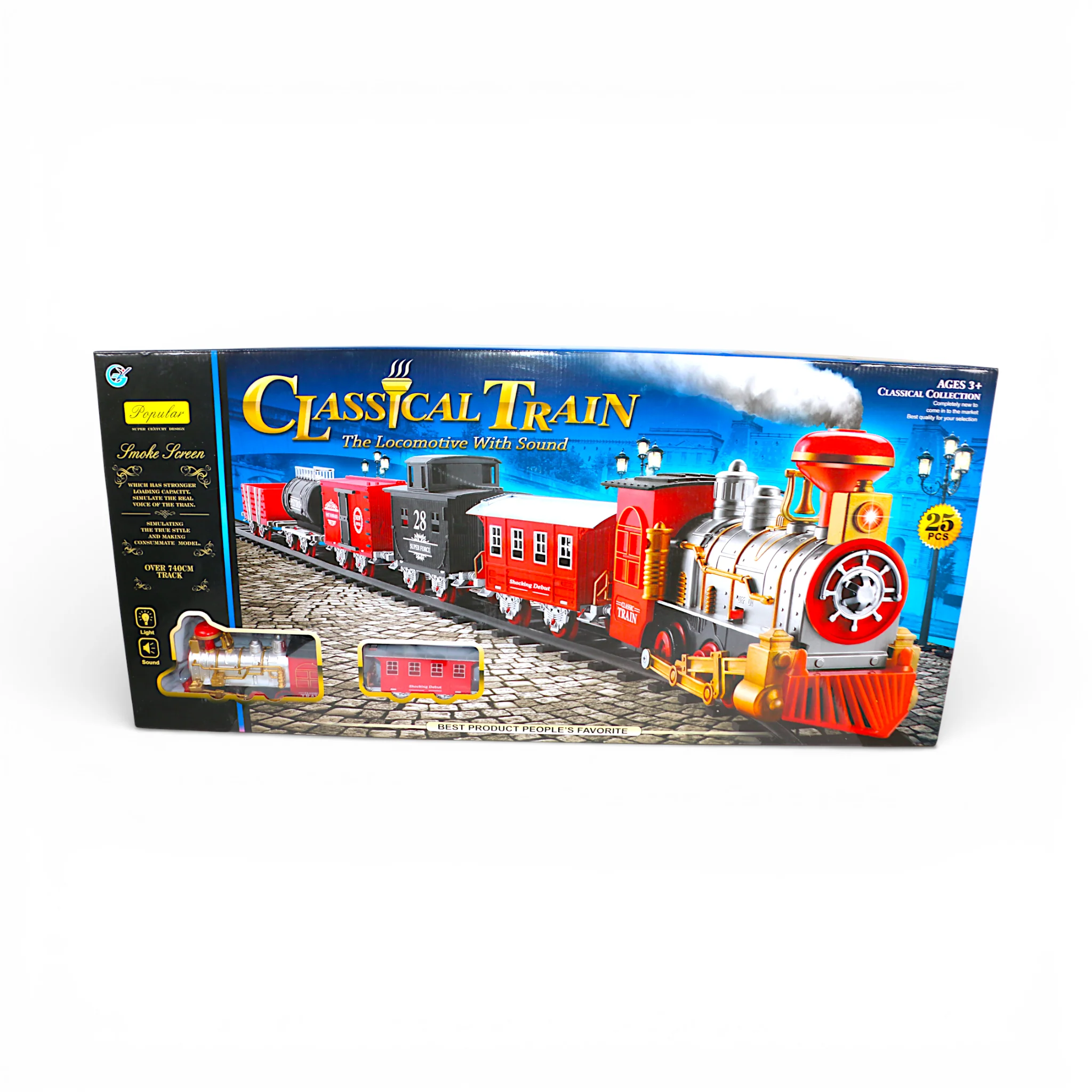 classic train track set large with smoke china - Image 2