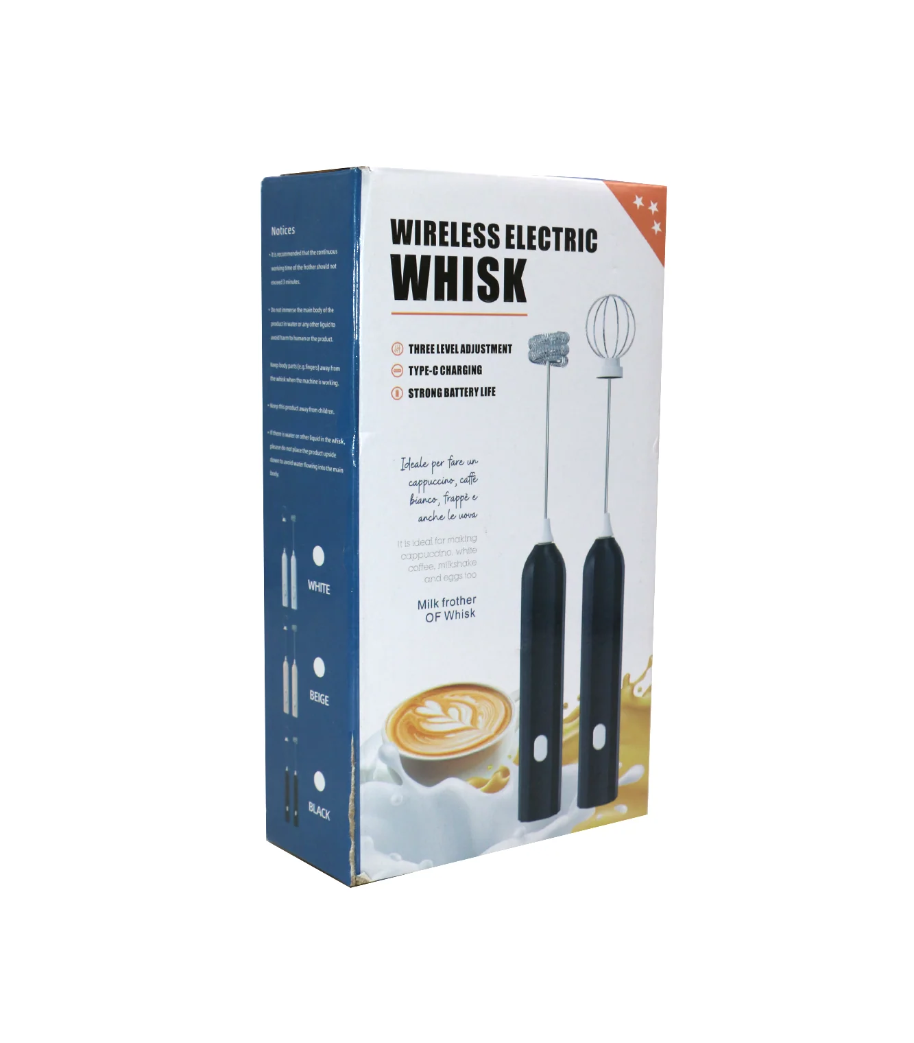 coffee mixer & egg beater 2pc china - Image 2