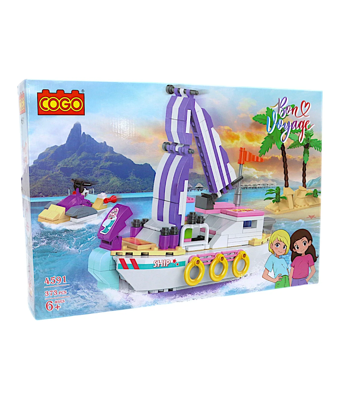 cogo lego blocks bon voyage 373pc - Image 2