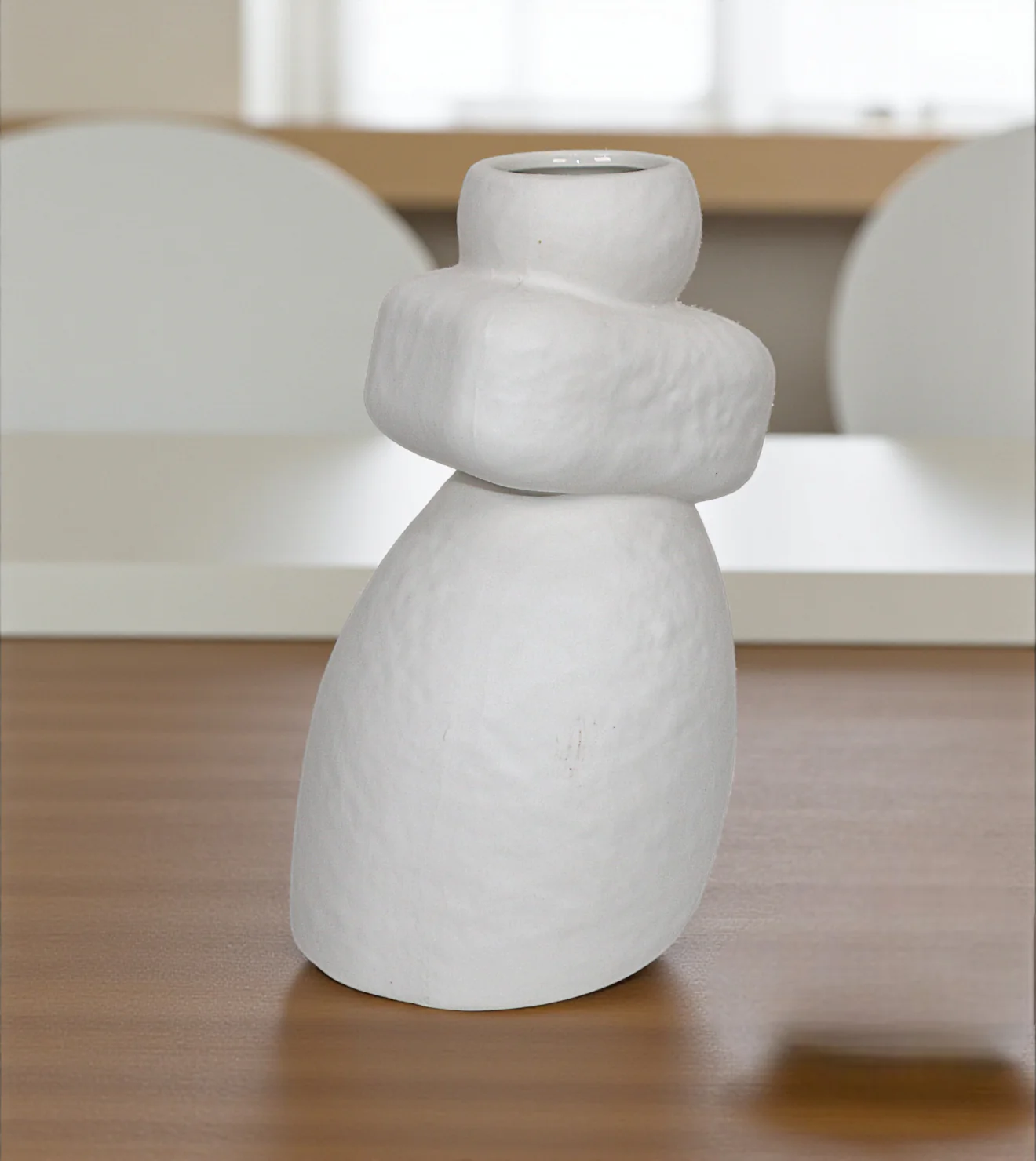 creative ceramic vase off white large china 9.5x5.5