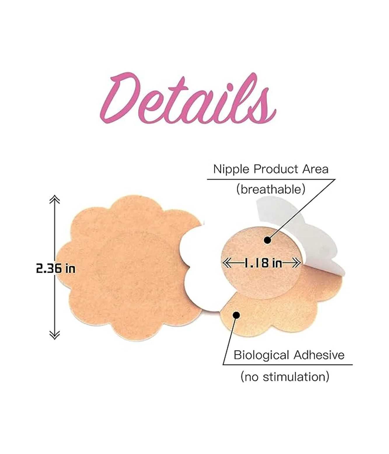cubre pezon nipple cover 1 pair 37876