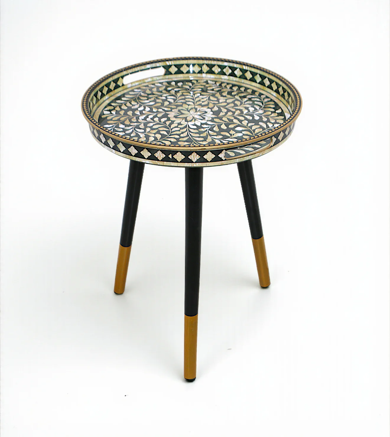 decoration table round fancy china 19.5x15.5